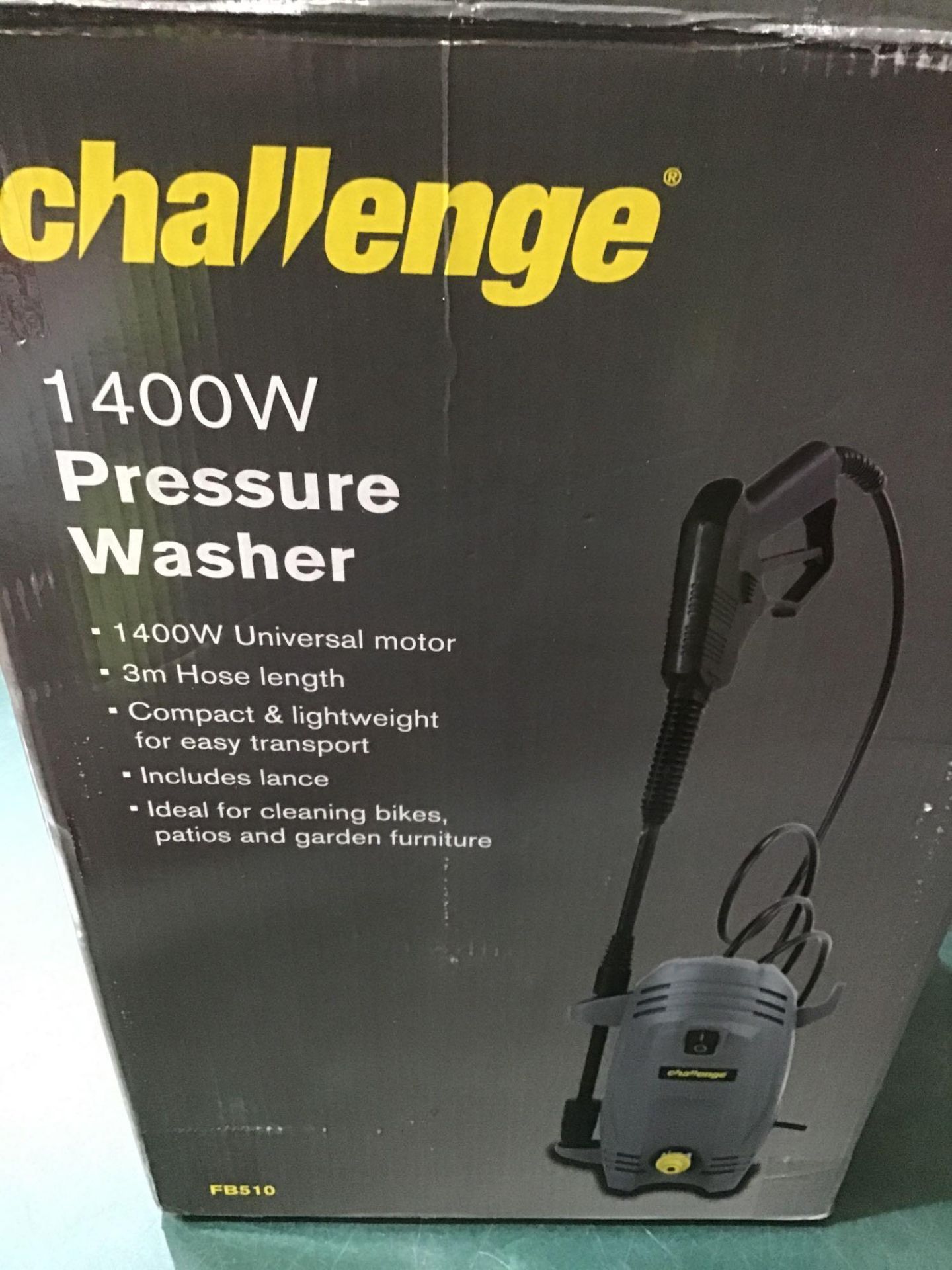 Challenge Pressure Washer - 1400W 601/9150 £50.00 RRP - Image 3 of 5