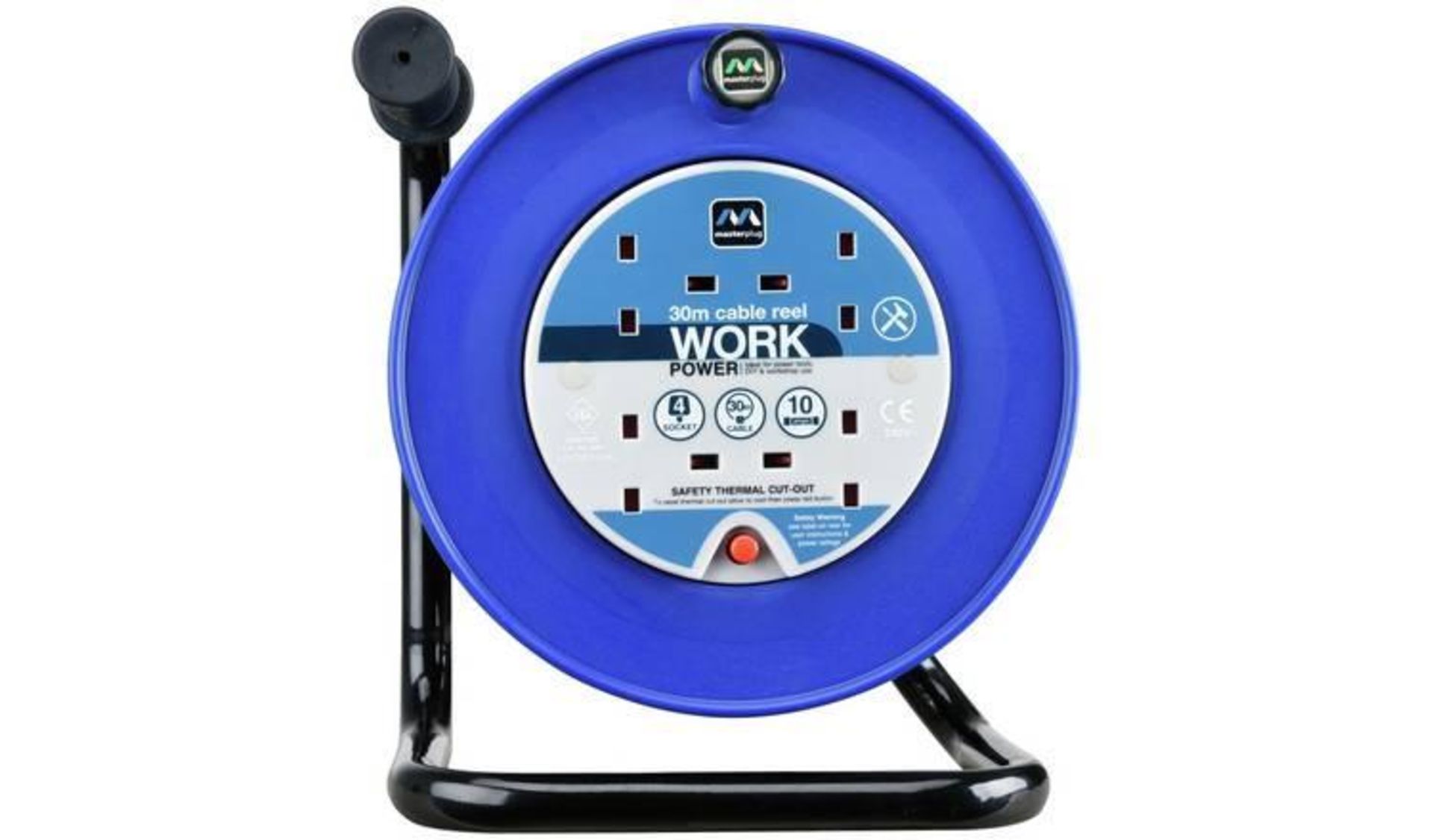 Masterplug 4 Socket Cable Reel - 30m 982/2966 £36.99 RRP