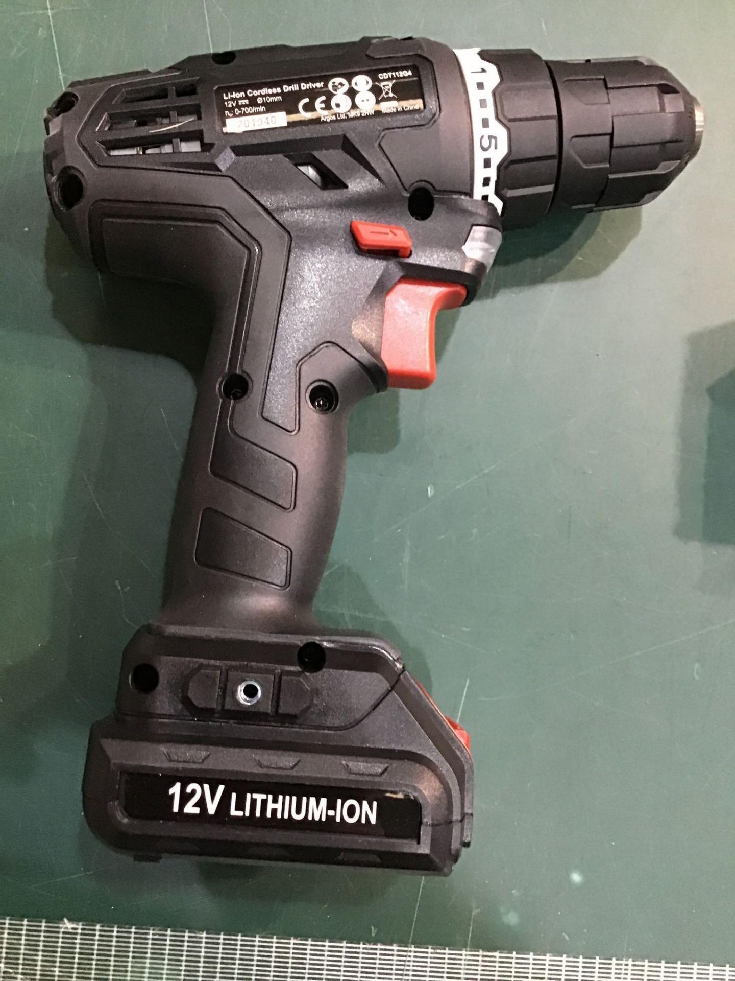 Challenge Li-Ion Cordless Drill Driver - 12V ,£25.00 RRP - Image 4 of 5