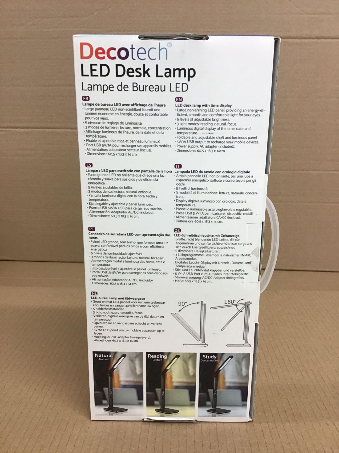 Decotech LED Desk Lamp (819/6631) - £40.00 RRP - Image 3 of 5