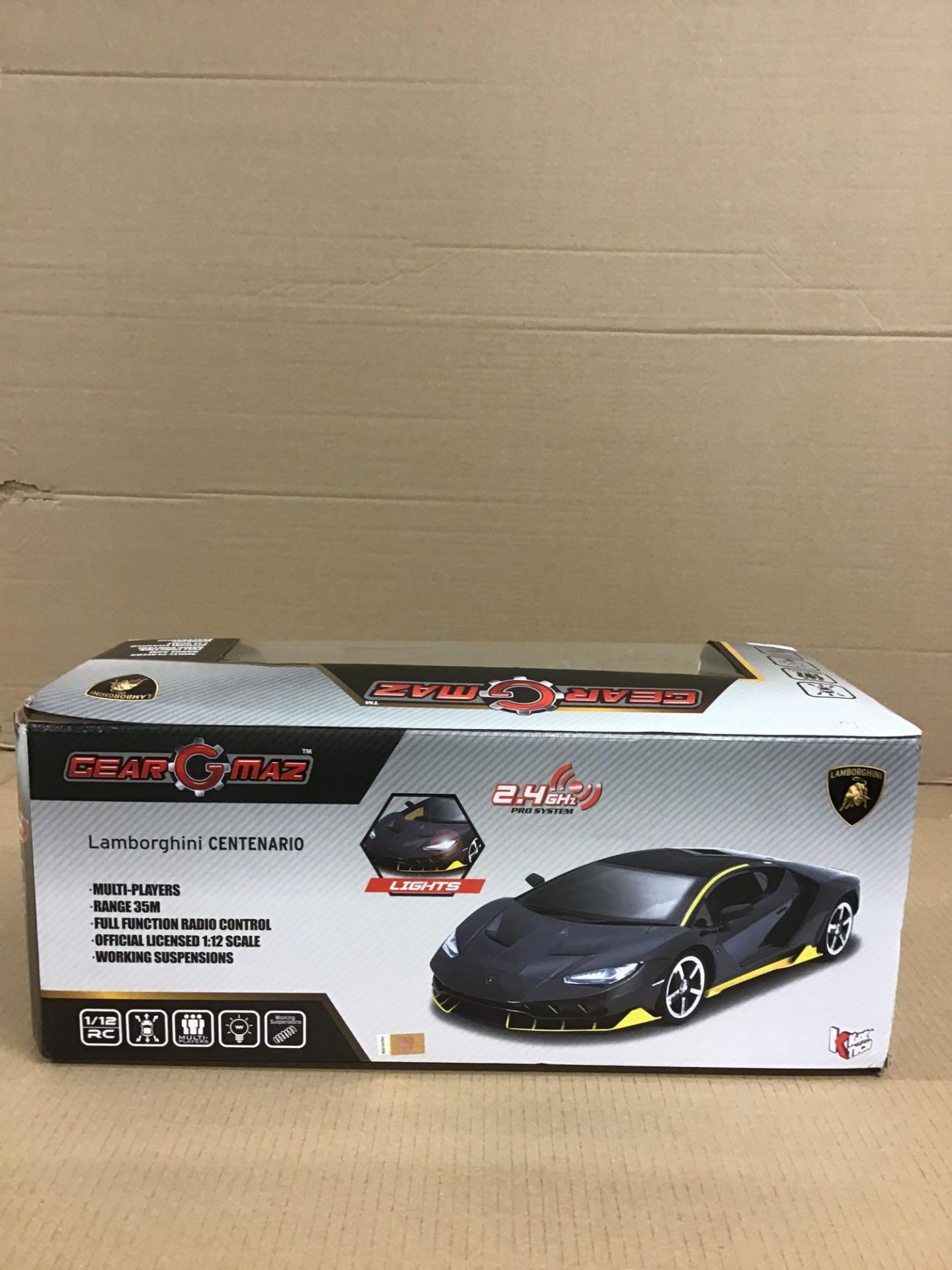 KidzTech Radio Controlled Lambo Centenario 1:12 Black (919/9345) - £60.00 RRP - Image 4 of 6