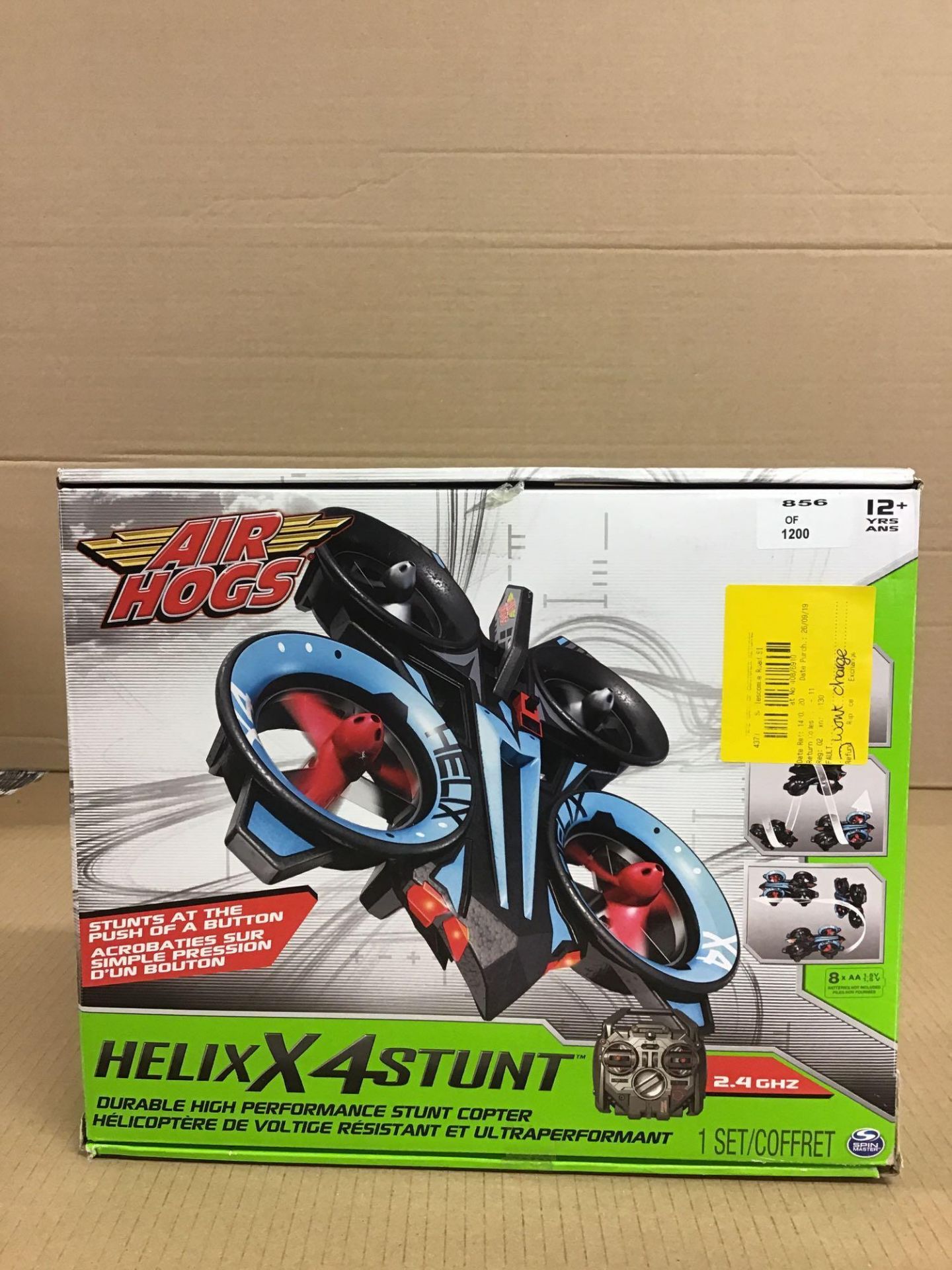 Air Hogs RC Helix X4 Stunt 2.4 GHz Quadcopter, Blue/Red - £19.99 RRP - Image 2 of 5