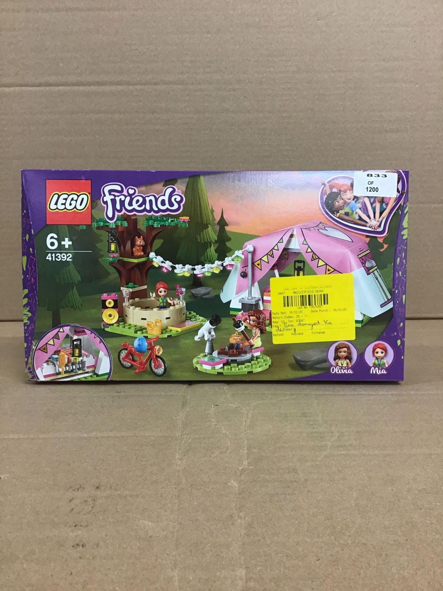 LEGO Friends Nature Glamping Outdoor Adventure Playset-41392 (735/5497) - £25.00 RRP - Image 3 of 5