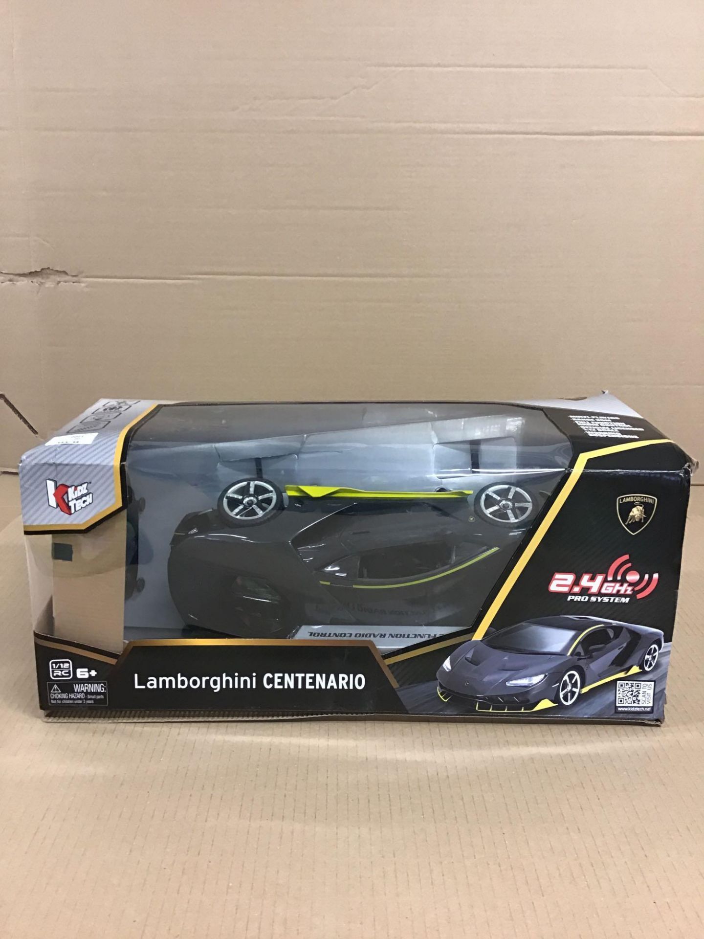 KidzTech Radio Controlled Lambo Centenario 1:12 Black (919/9345) - £60.00 RRP - Image 3 of 6