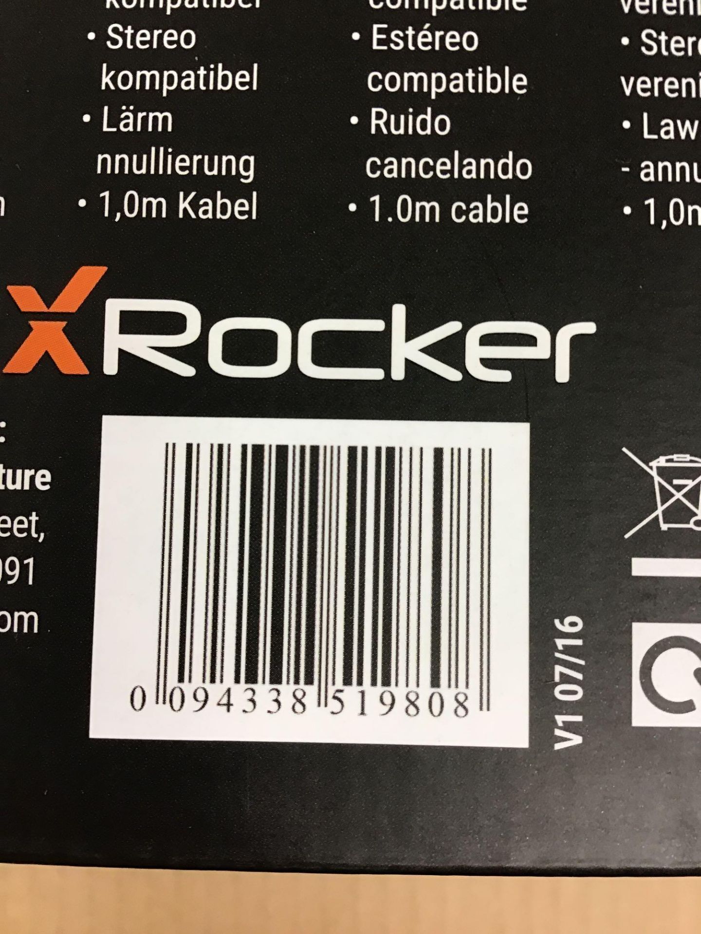 X Rocker XH1 Xbox One, PS4, PC Headset - Black (855/7139) (0094338519808) - £19.99 RRP - Image 4 of 5