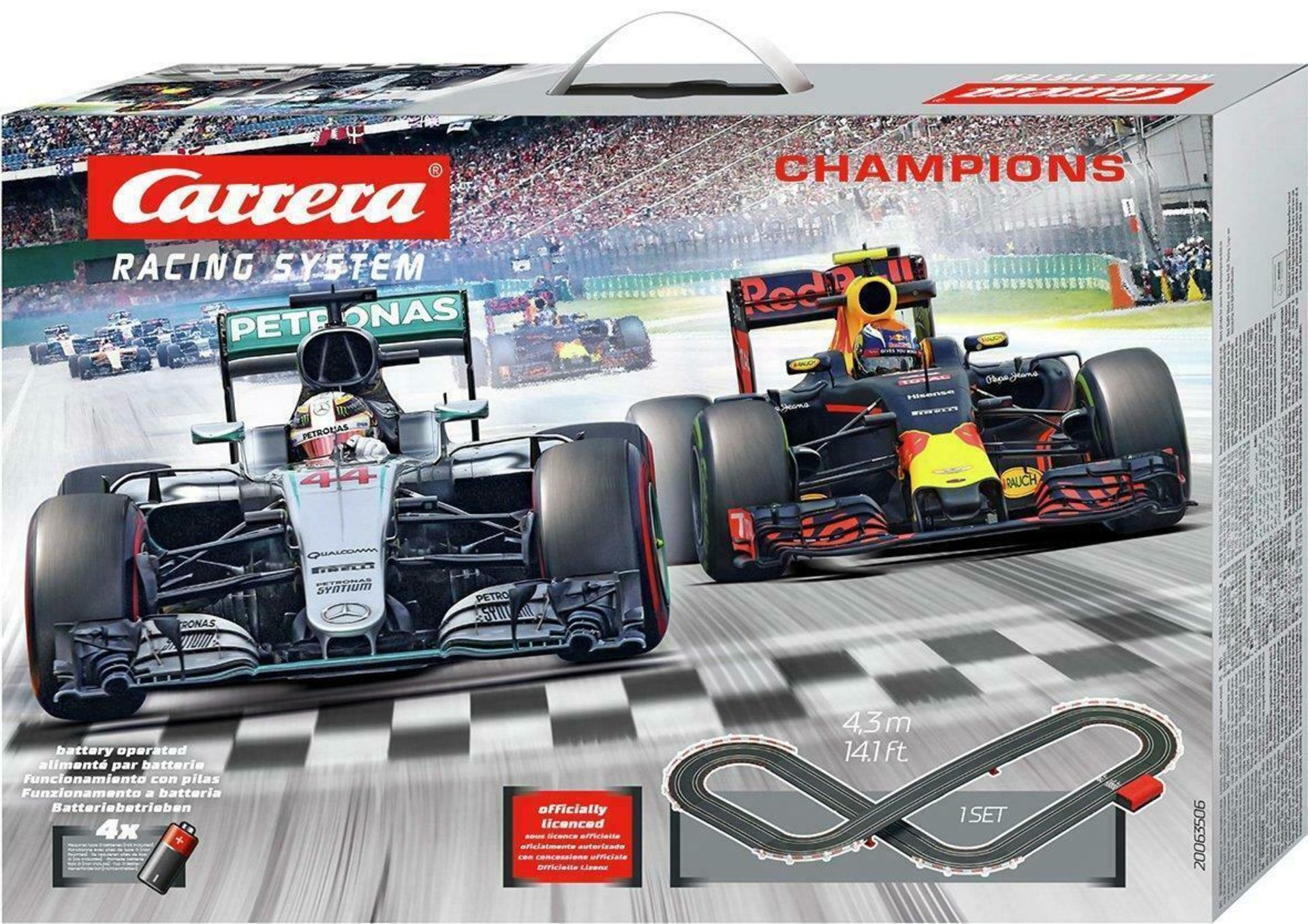 Carrera Mercedes F1 Rally Racing Toy Kids Play Set A Course Race Fun New £41.99 RRP