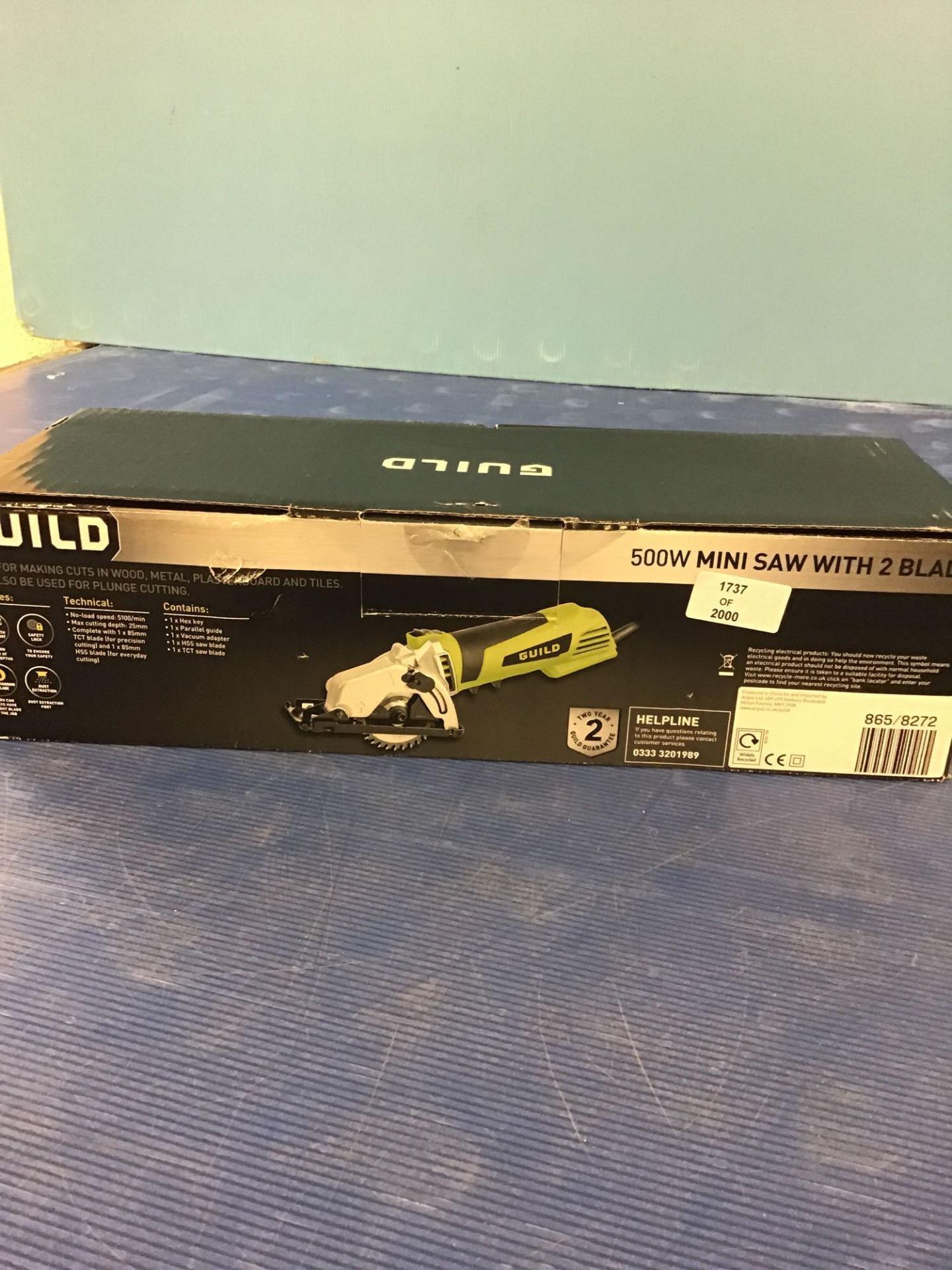 Guild 85mm Compact Plunge Saw - 500W, £50.00 RRP - Image 2 of 6