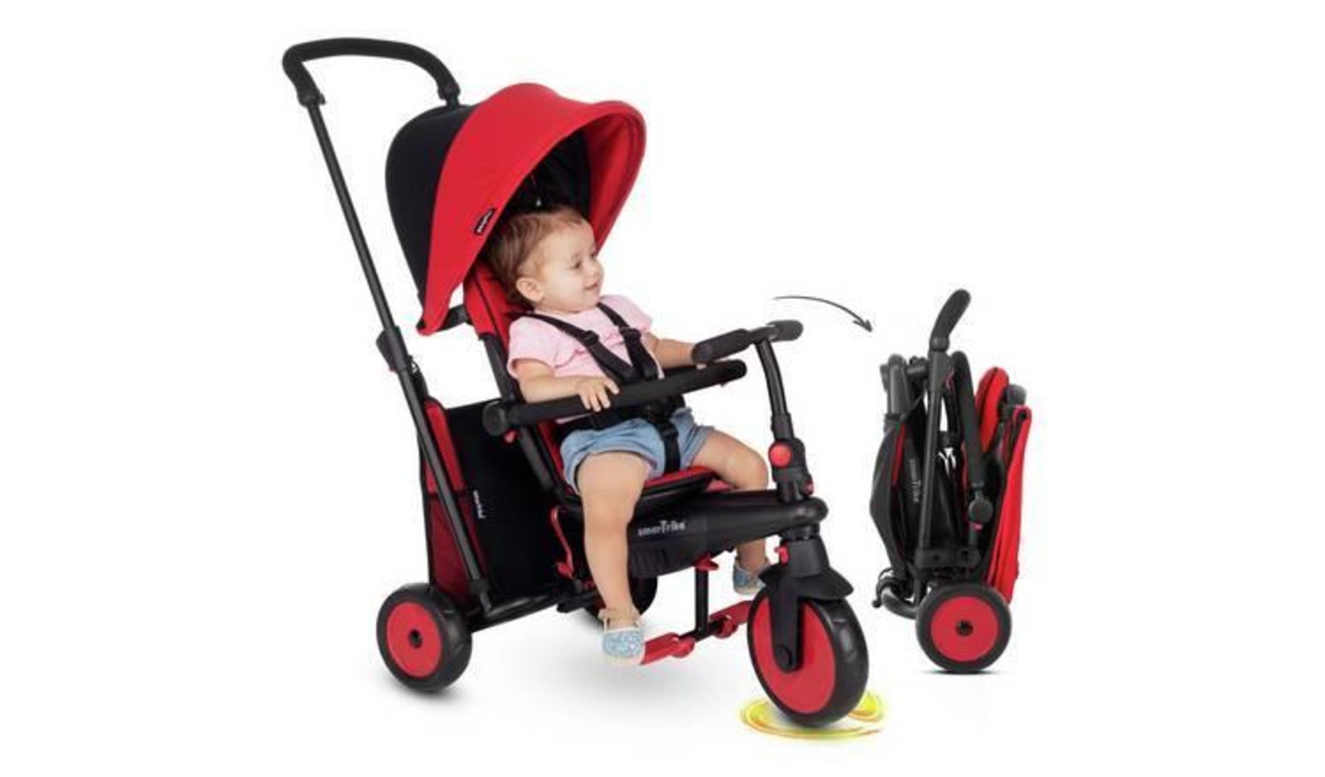 smarTrike STR 3 Plus 6 in 1 Folding Trike (220/8484) - £110.00 RRP