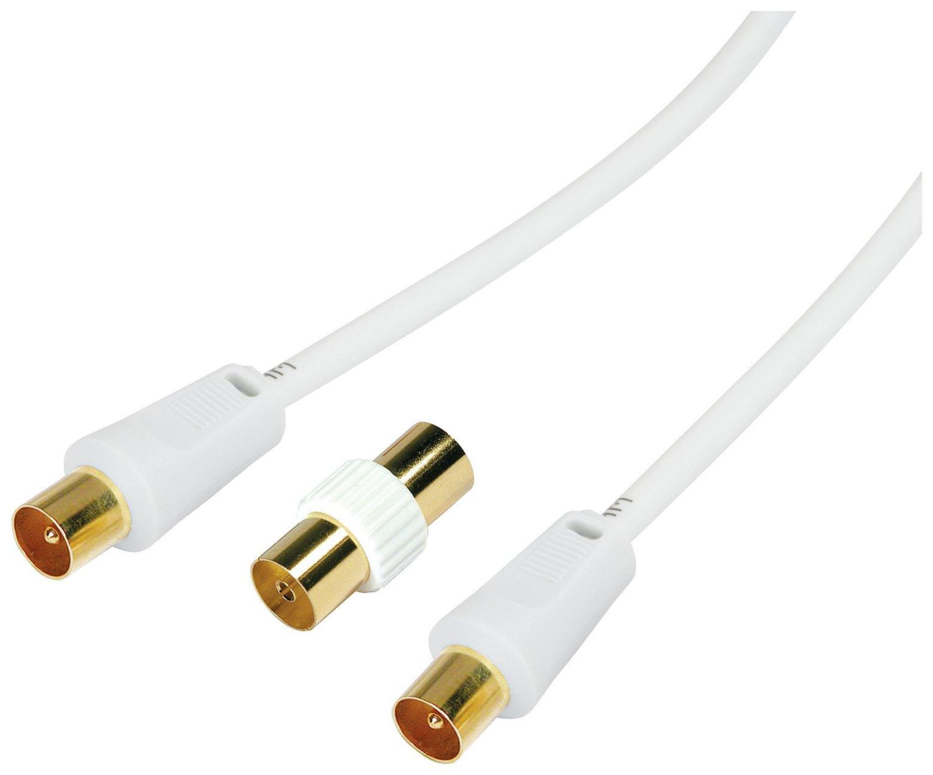 10m Aerial Extension Lead - White, £9.00 RRP