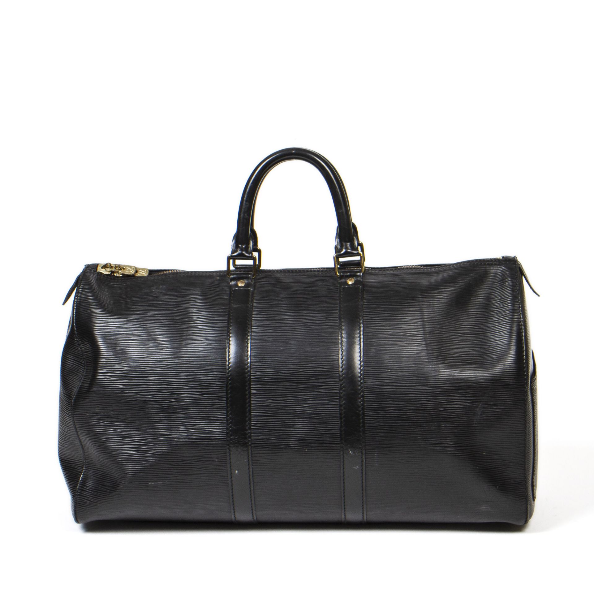 Louis Vuitton Black Keepall Travel Bag