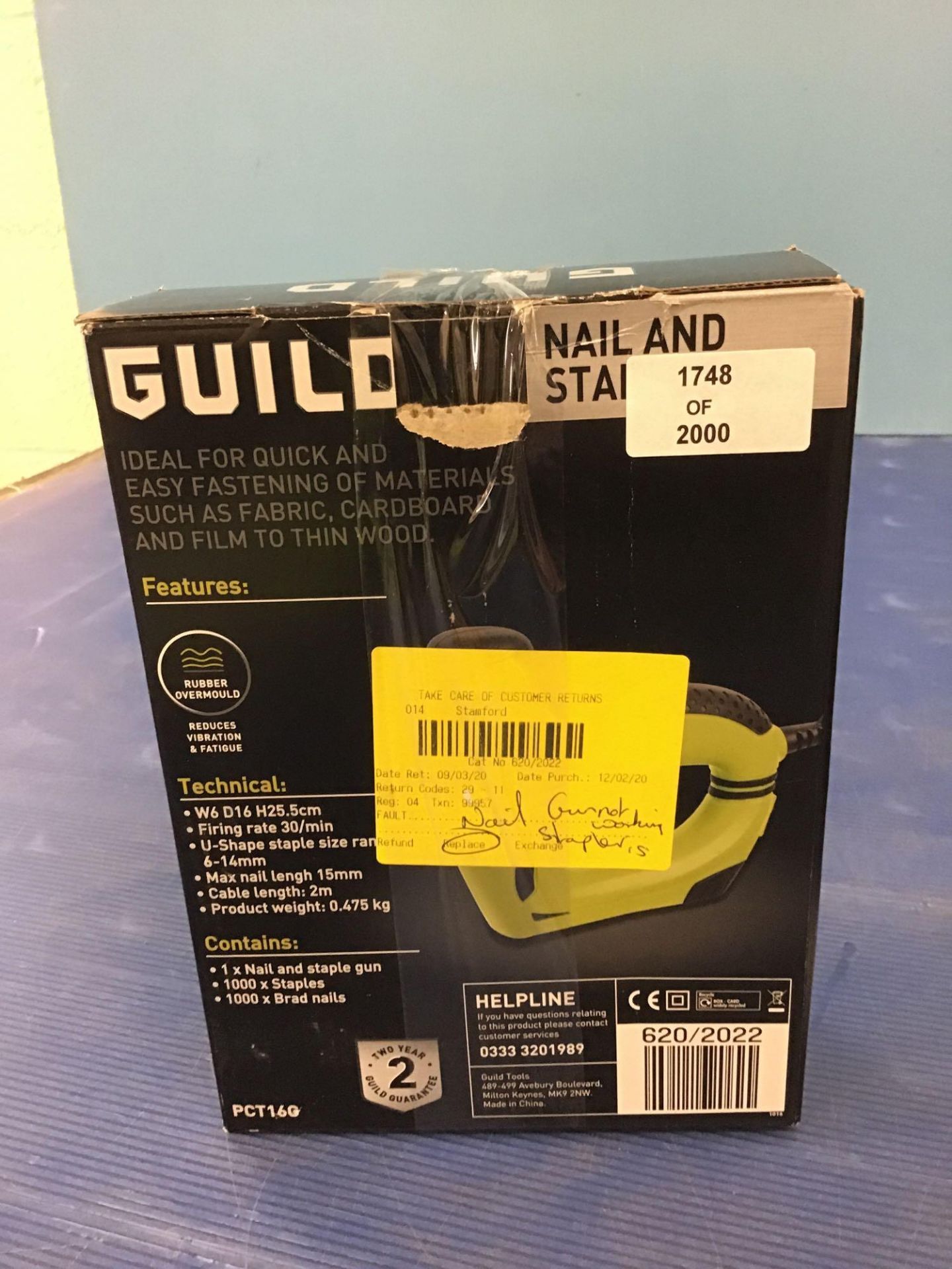 Guild Nail and Staple Gun, £20.00 RRP - Image 5 of 6
