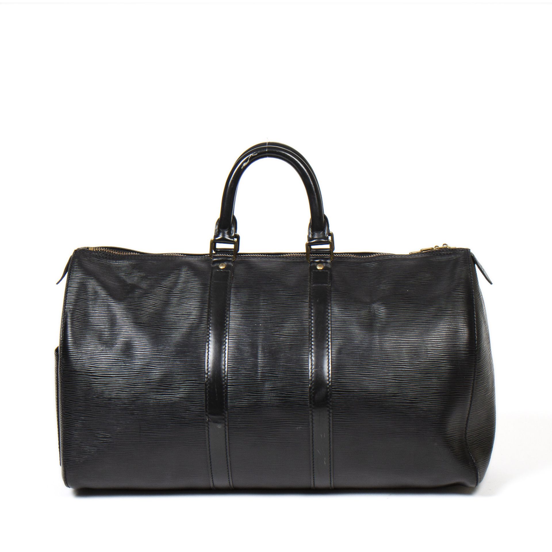 Louis Vuitton Black Keepall Travel Bag - Image 6 of 12