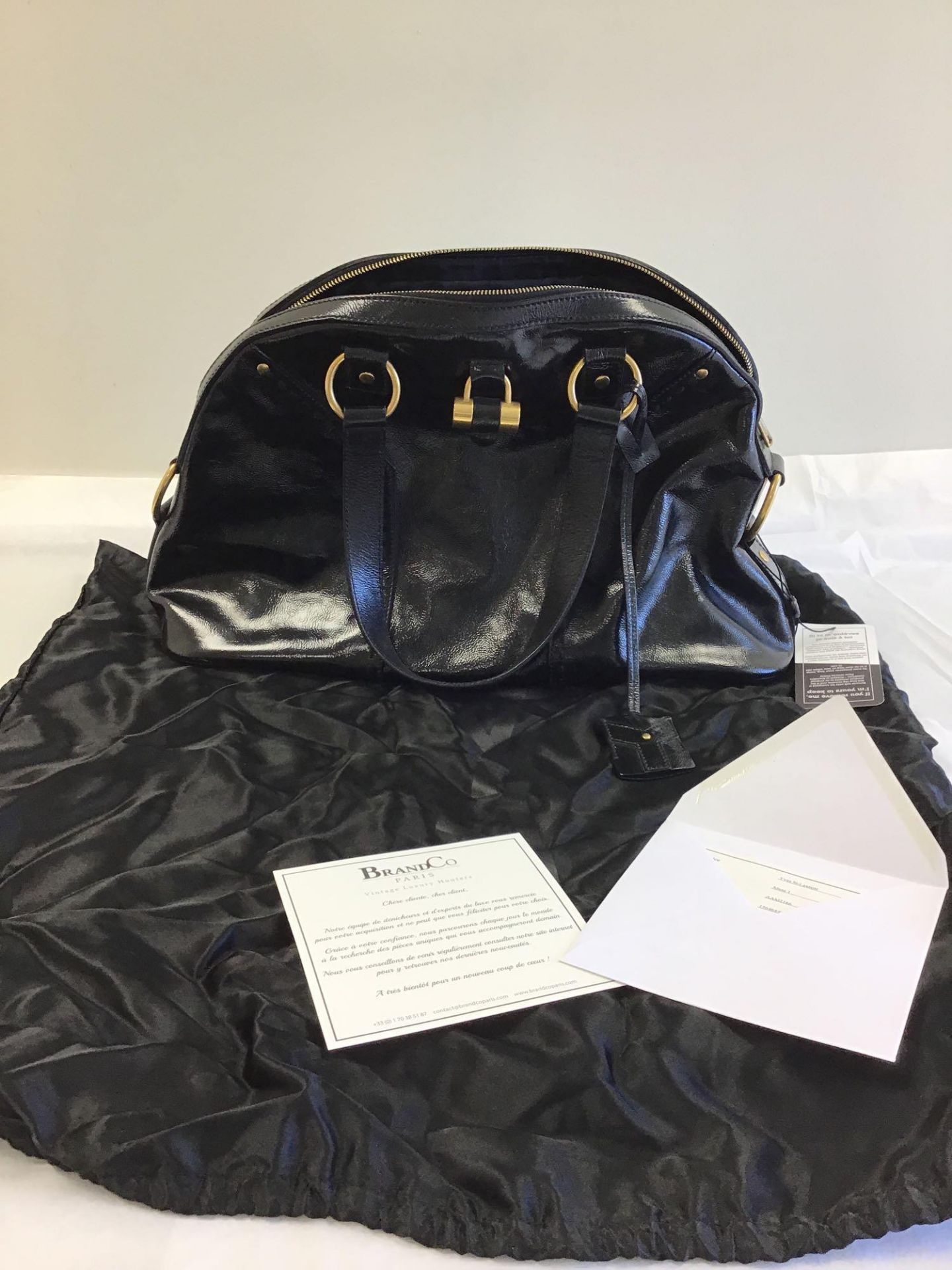 Yves St-Laurent Black Muse 1 Shoulder Bag - Image 12 of 17