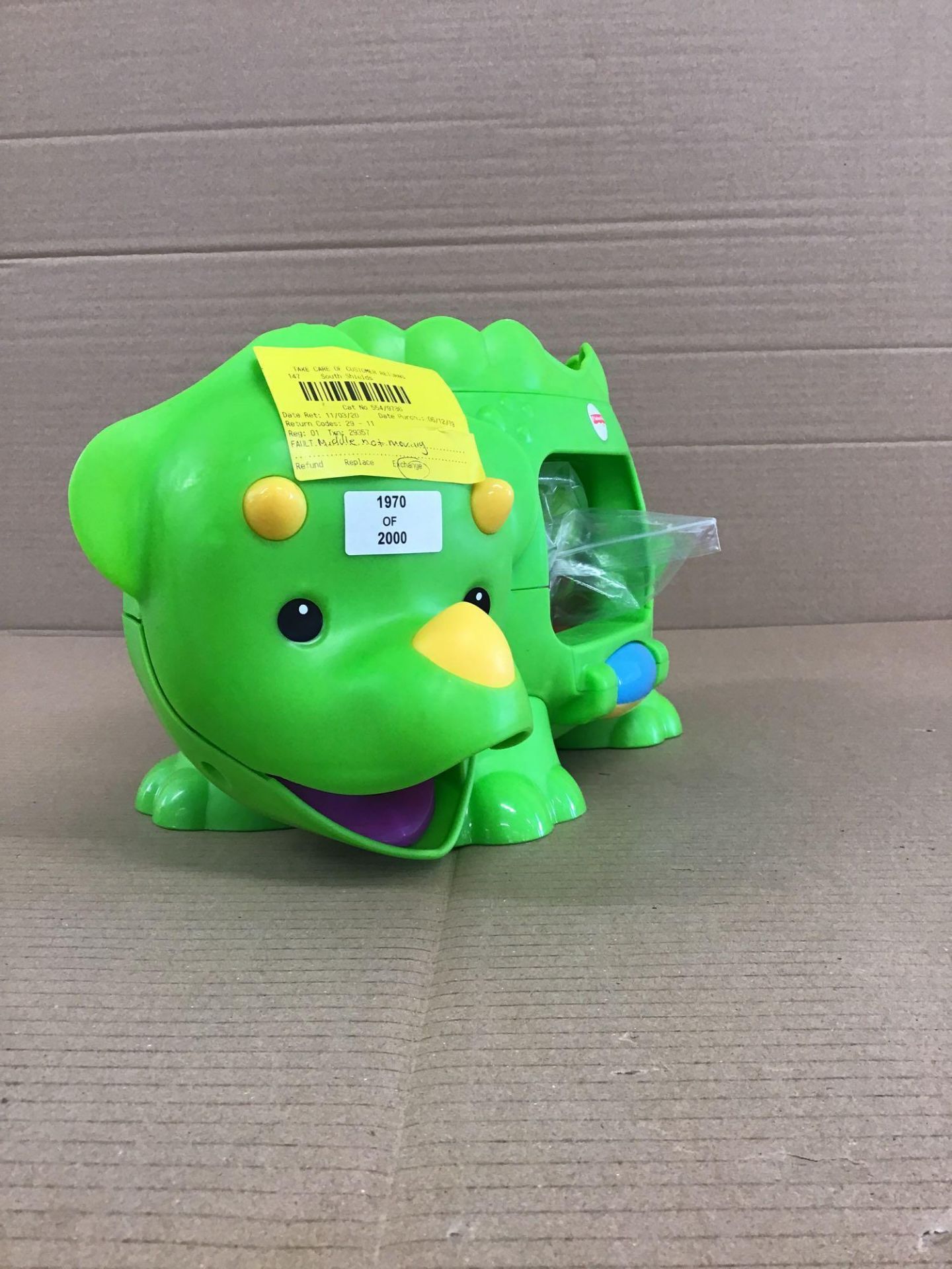 Fisher-Price Double Poppin' Dino 6+ Months £20.00 RRP - Image 3 of 5