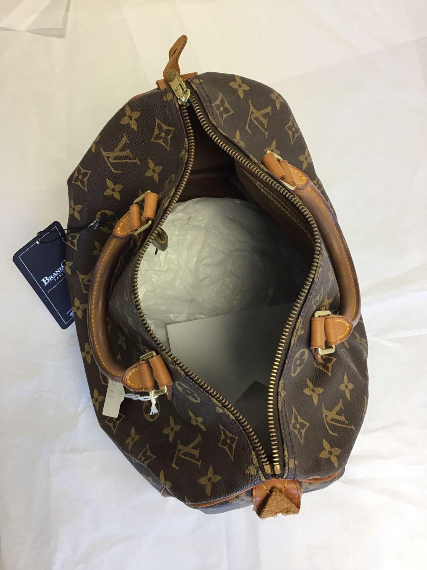 Louis Vuitton Brown Speedy Handbag - Image 9 of 15