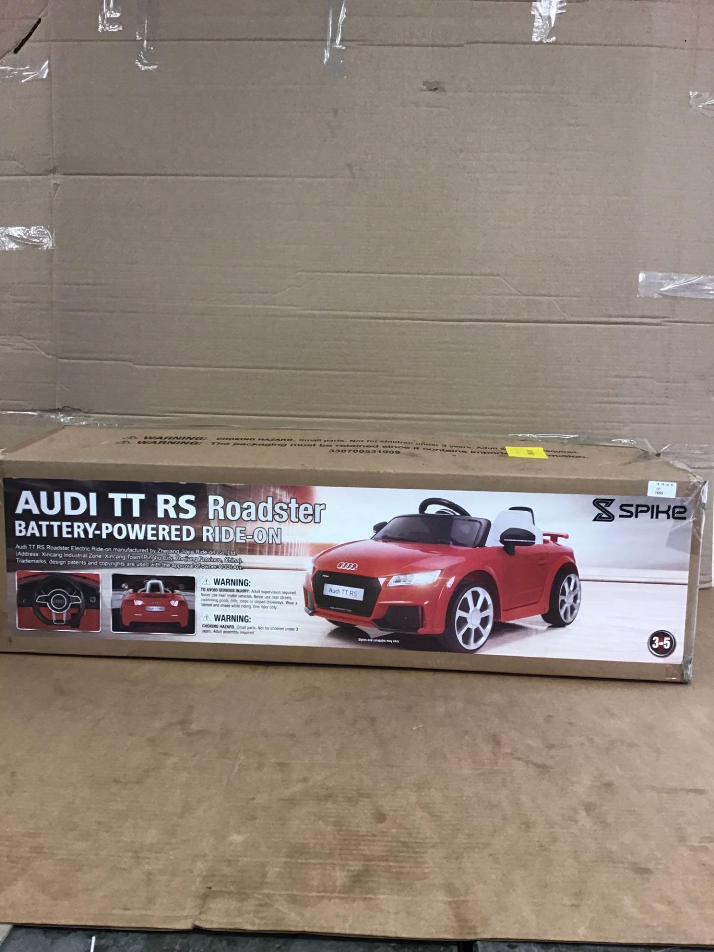 Audi TT RS 6V Battery Powered Ride On (854/9594) - £100.00 RRP - Image 2 of 6