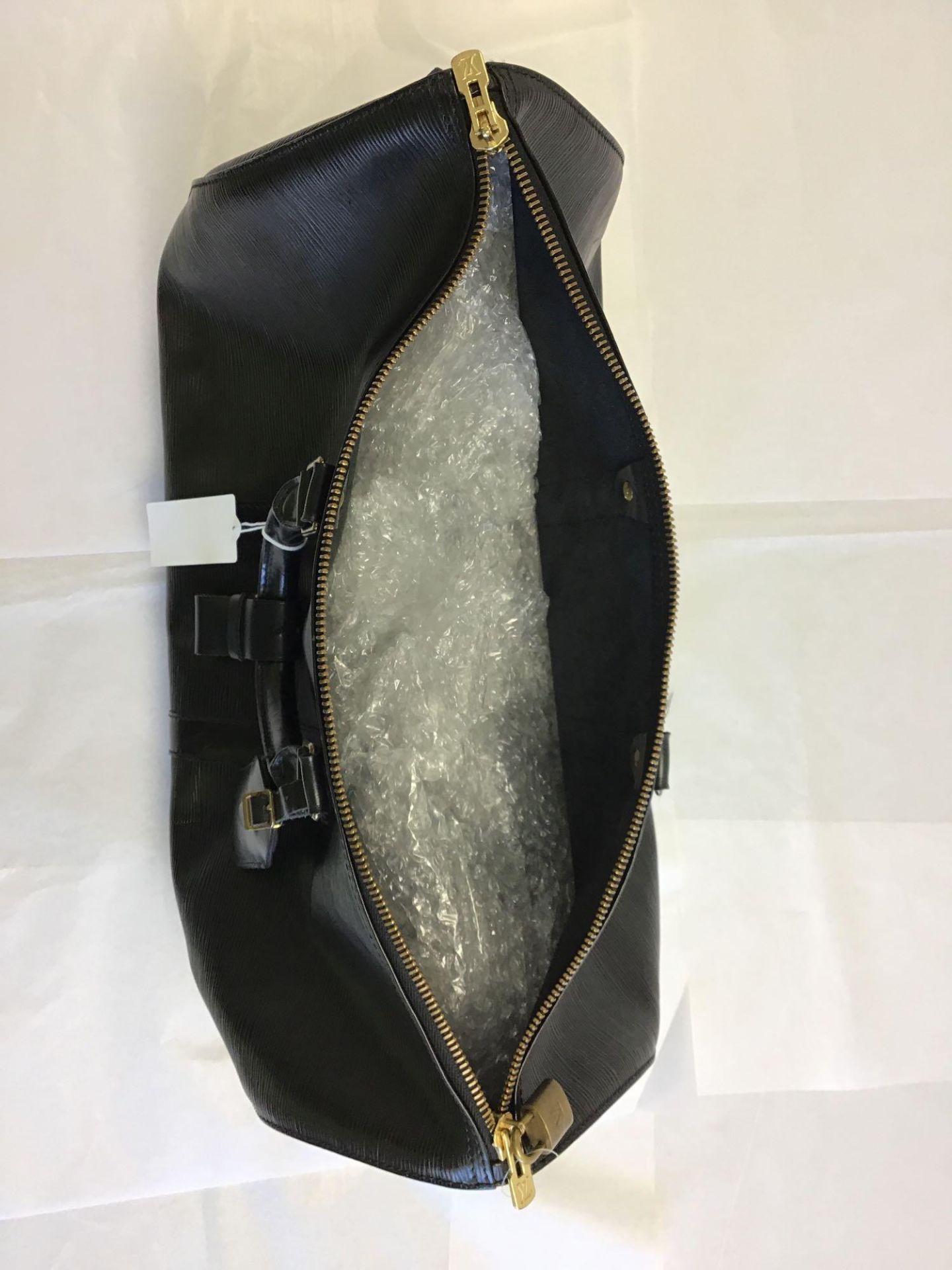 Louis Vuitton Black Keepall Travel Bag - Image 11 of 12