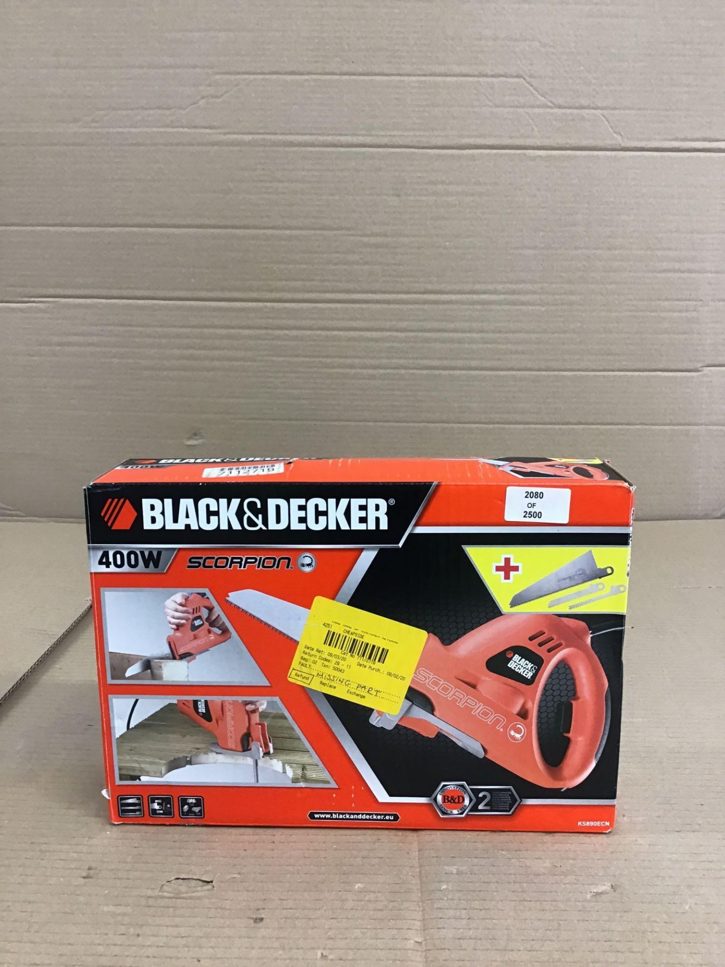 Black + Decker Scorpion Multifunction Saw - 400W 711/2719 £50.00 RRP - Image 3 of 5