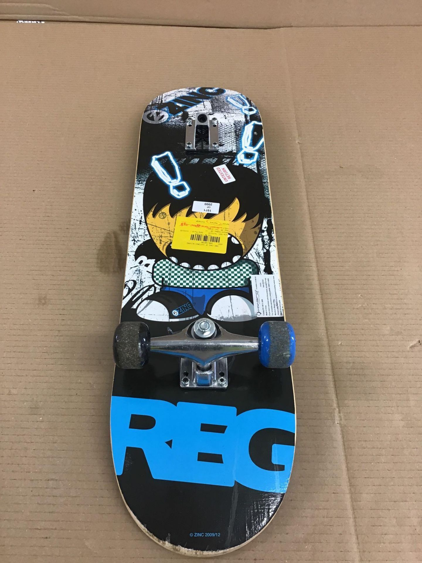 Zinc Reg Skateboard 139/5305 £14.99 RRP