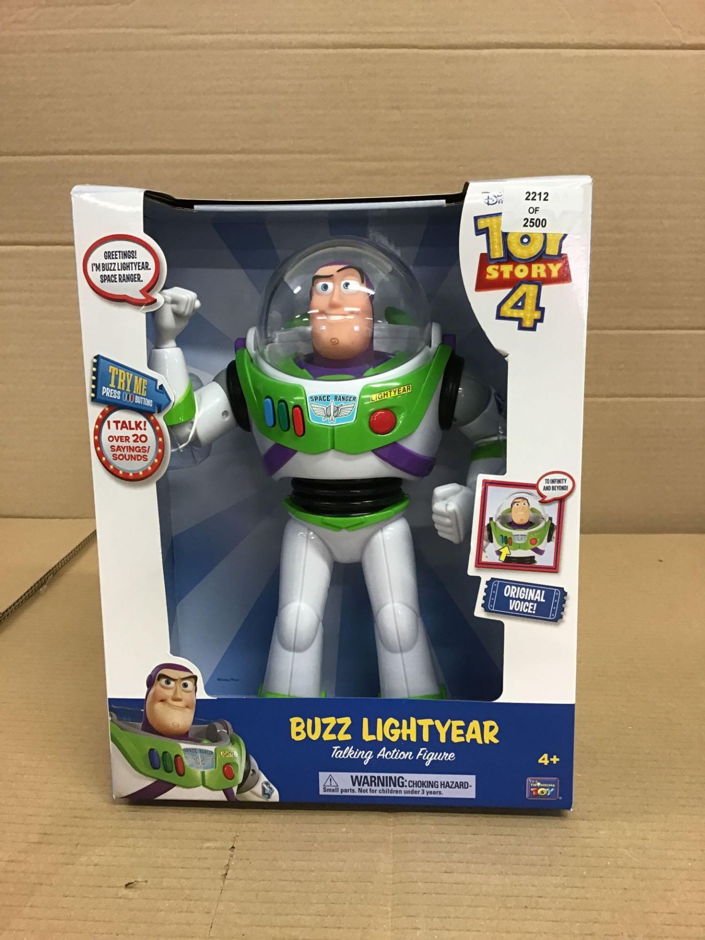 Disney Pixar Toy Story 4 Buzz Lightyear Talking Action Figure - Image 2 of 5