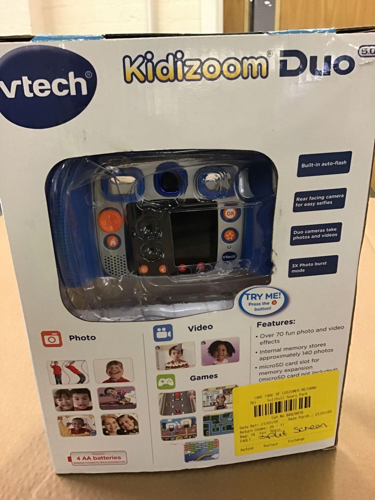 VTech Kidizoom 5MP Camera - Blue, £45.00 RRP - Image 3 of 5