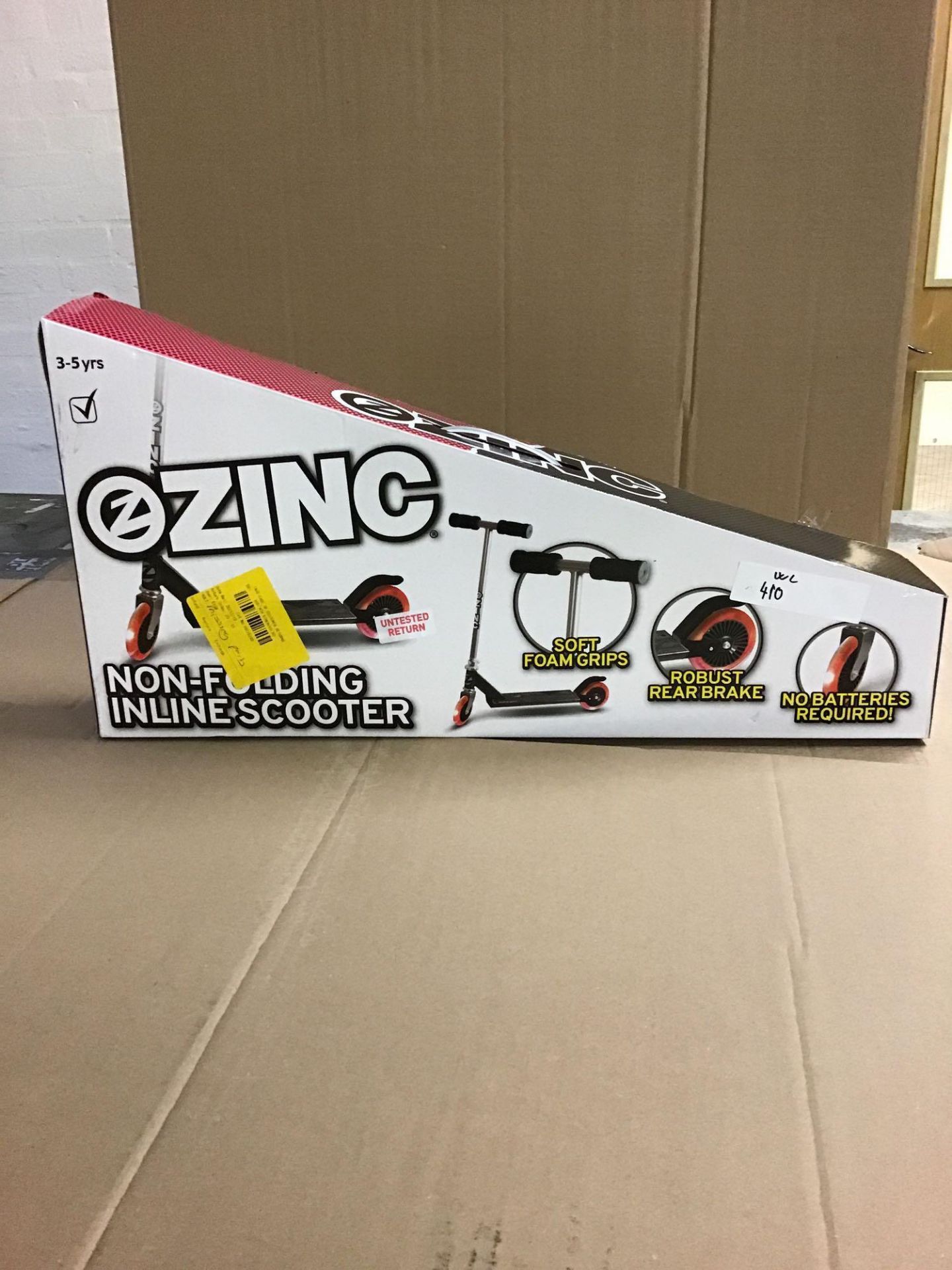 Zinc Non Folding Light Up Scooter 497/8248 - £21.99 RRP - Image 2 of 4