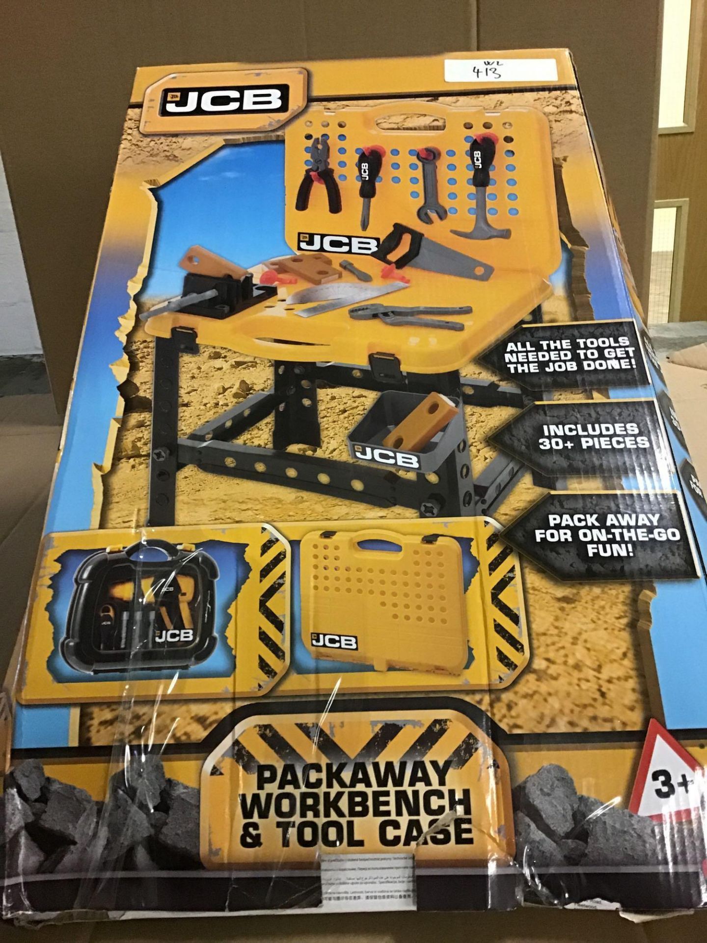 JCB Workbench and Tool Case Playset 917/6313 - £20.00 RRP - Image 2 of 4