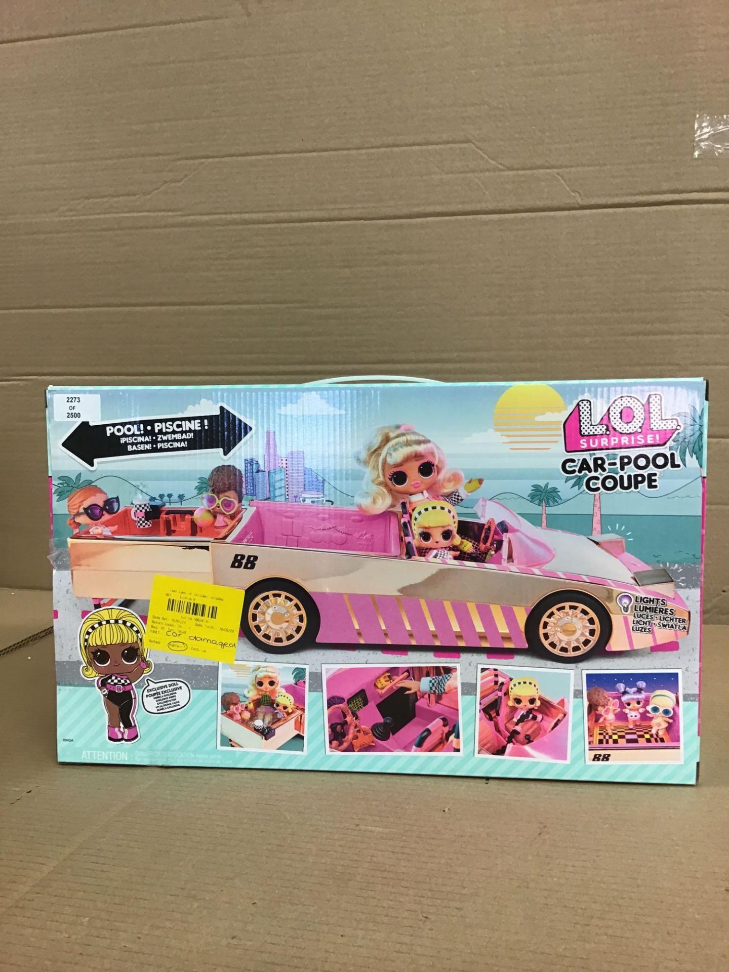 LOL Surprise! Car Pool Coupe with Exclusive Doll, £35.00 RRP - Image 4 of 5