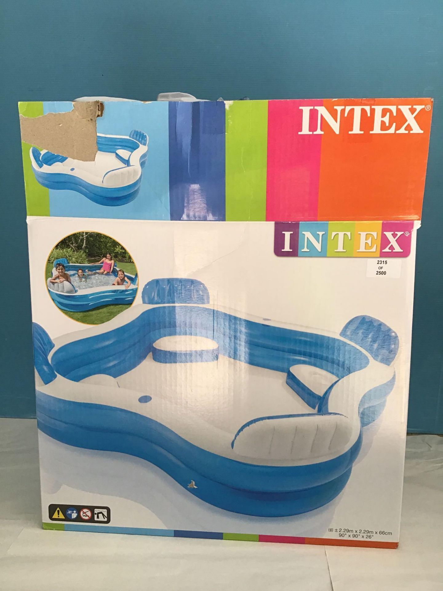Intex 56475NP Swim Center Family Lounge Pool - Image 2 of 6