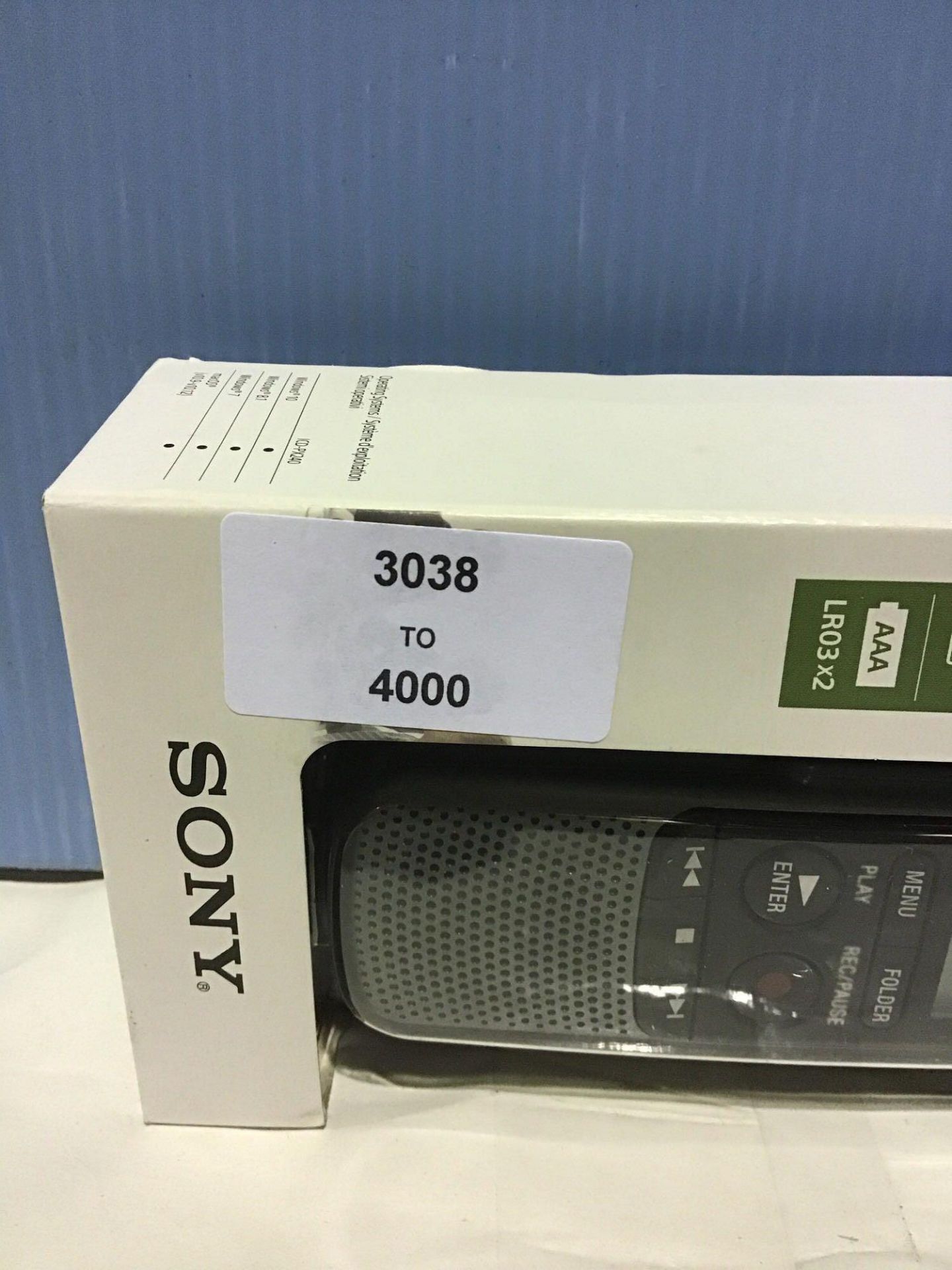 Sony ICD-PX240 High-Quality MP3 Mono Digital Voice Recorder with 4 GB Internal Memory £34.99 RRP - Image 5 of 5