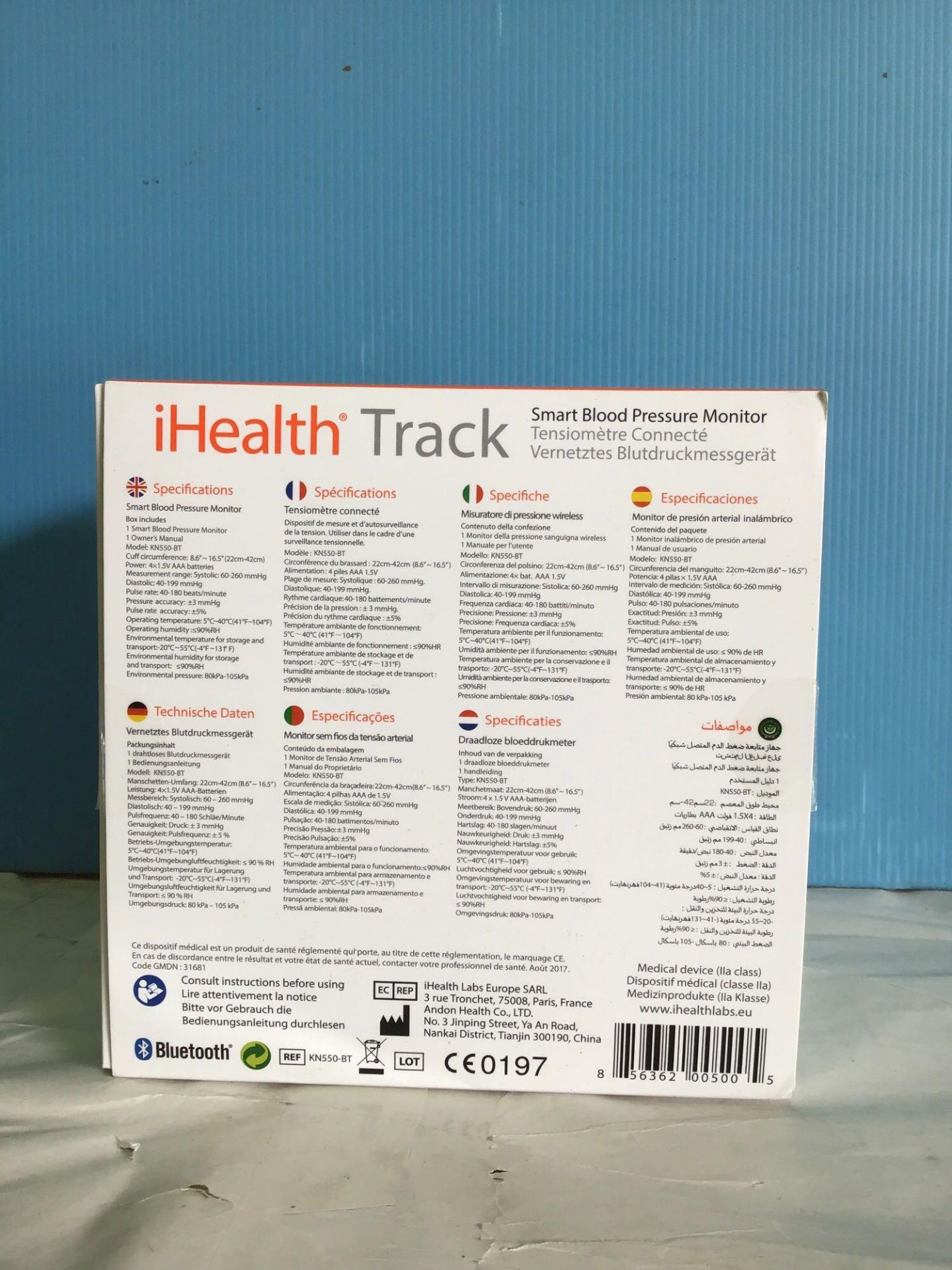 Connected Blood Pressure Monitor – iHealth Track - Image 3 of 5