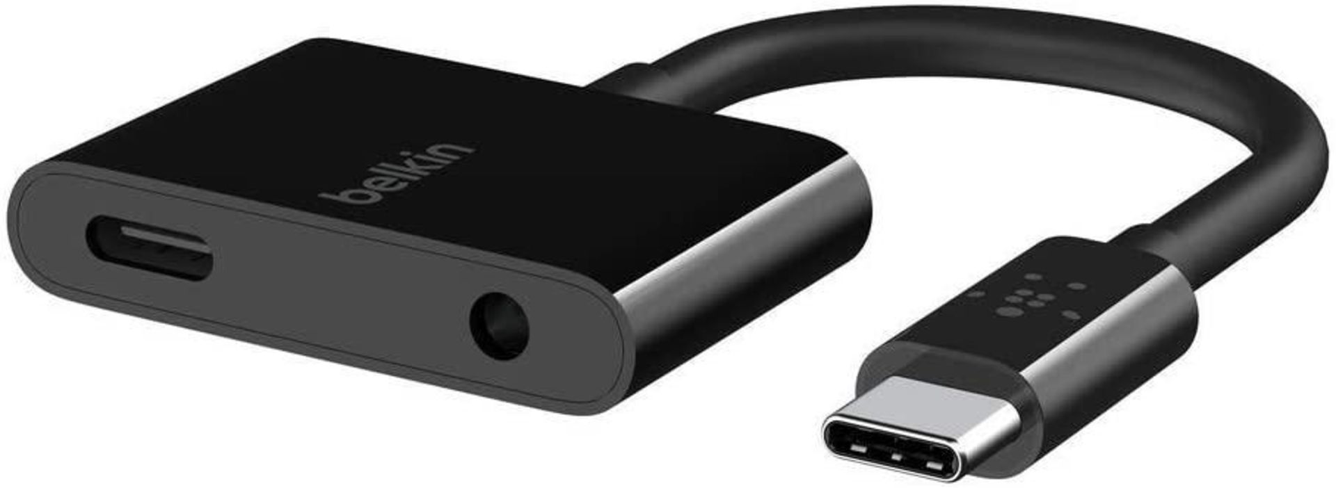 Belkin RockStar 3.5mm Audio + USB-C Charge Adapter (USB-C Audio Adapter for Google Pixel £20.99 RRP
