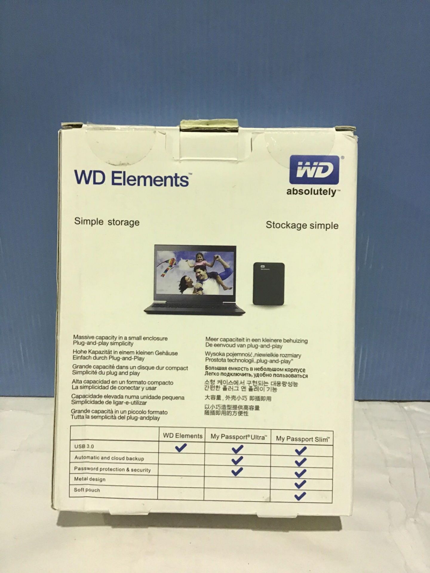 WD 500GB Elements Portable External Hard Drive - USB 3.0, for PC, Xbox One - Black £49.99 RRP - Image 3 of 5