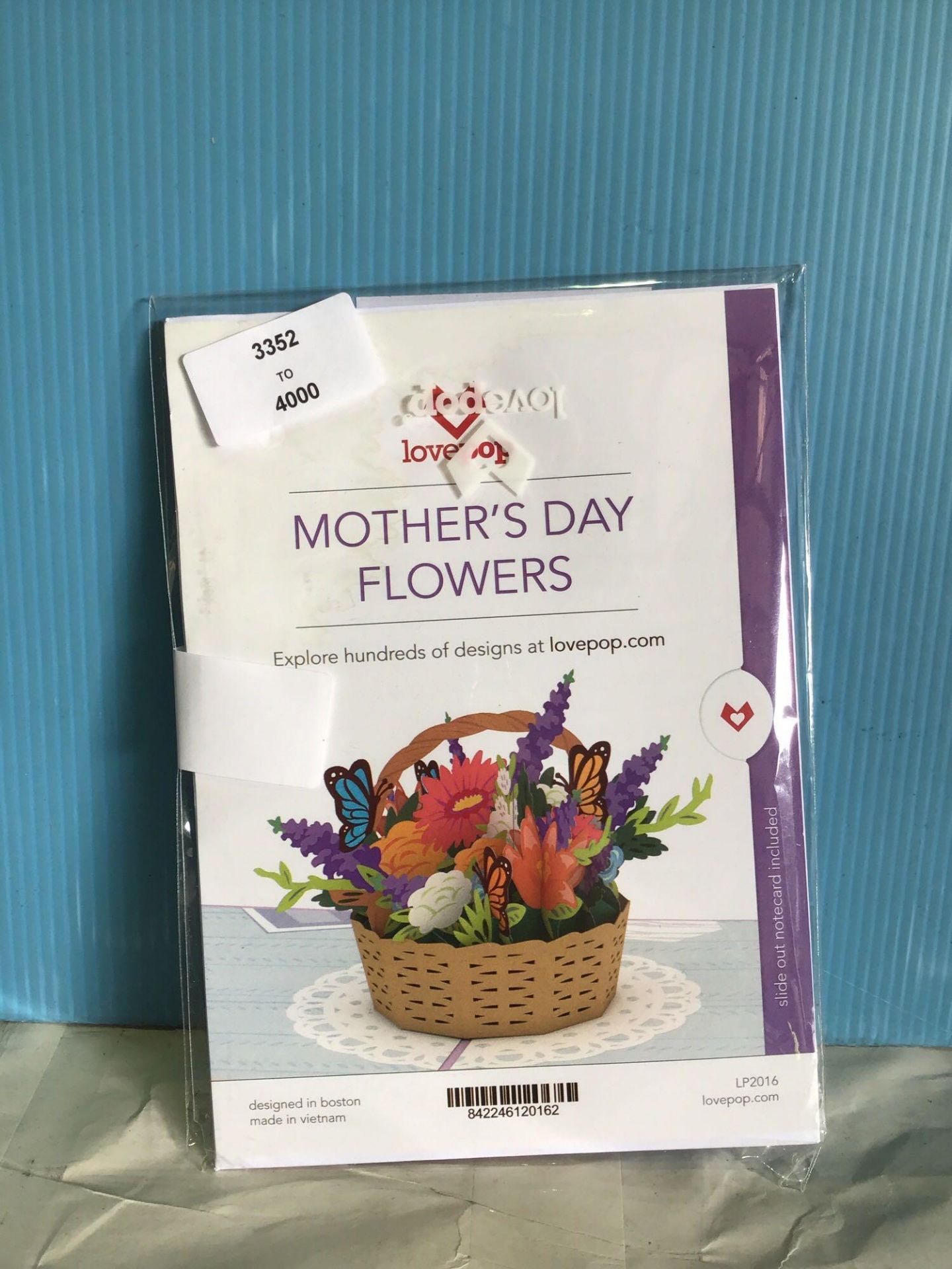 Lovepop Mother's Day Flowers Pop Up Card - 3D Card, Mother's Day Card, Greeting Card for Mom - Image 2 of 5