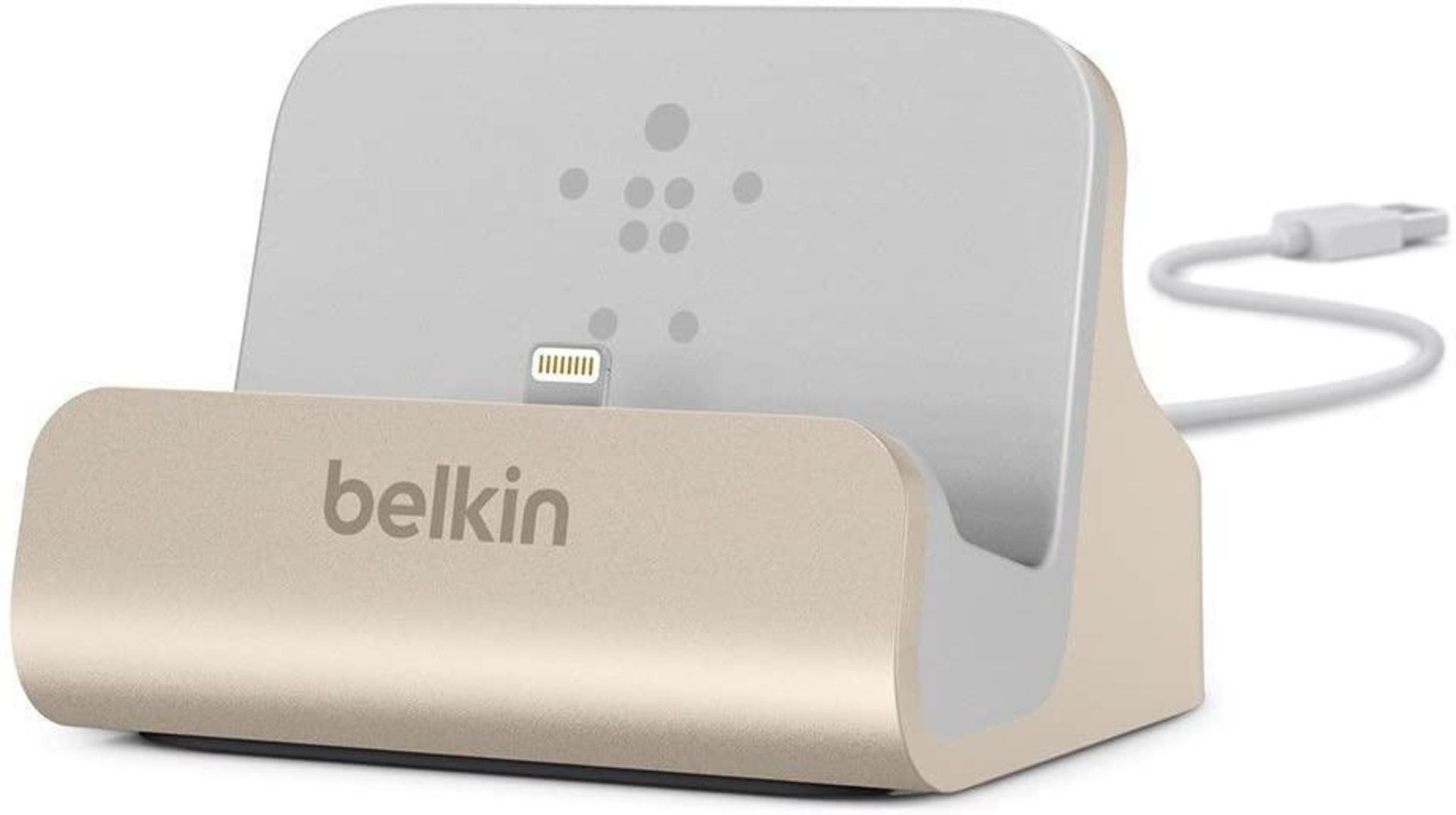 Belkin Charge and Sync Desktop Dock, Lightning Connector Phone Charger Stand £24.70 RRP