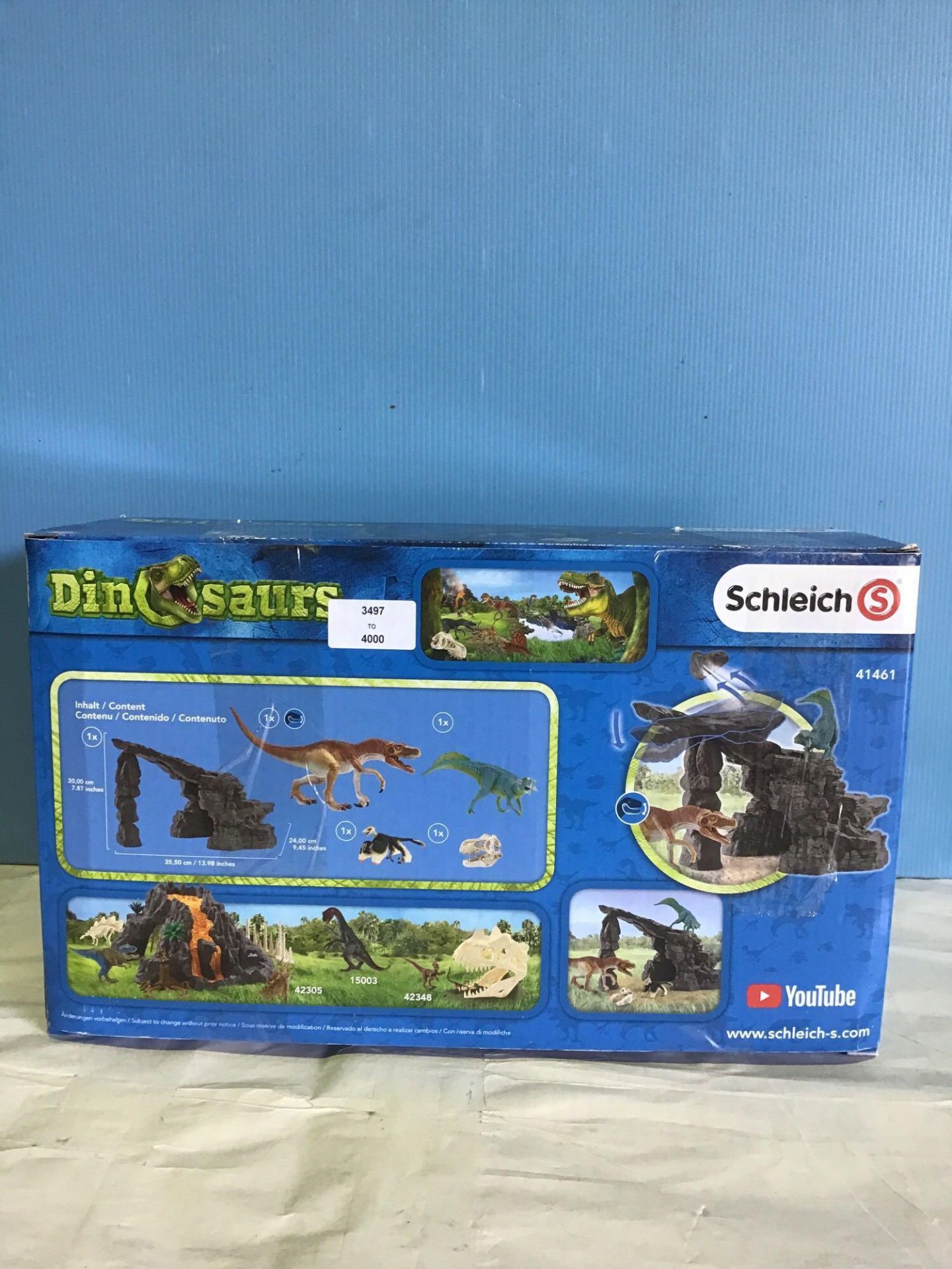 Schleich Dinosaurs 41461 Dino set with Cave £44.99 RRP - Image 2 of 5