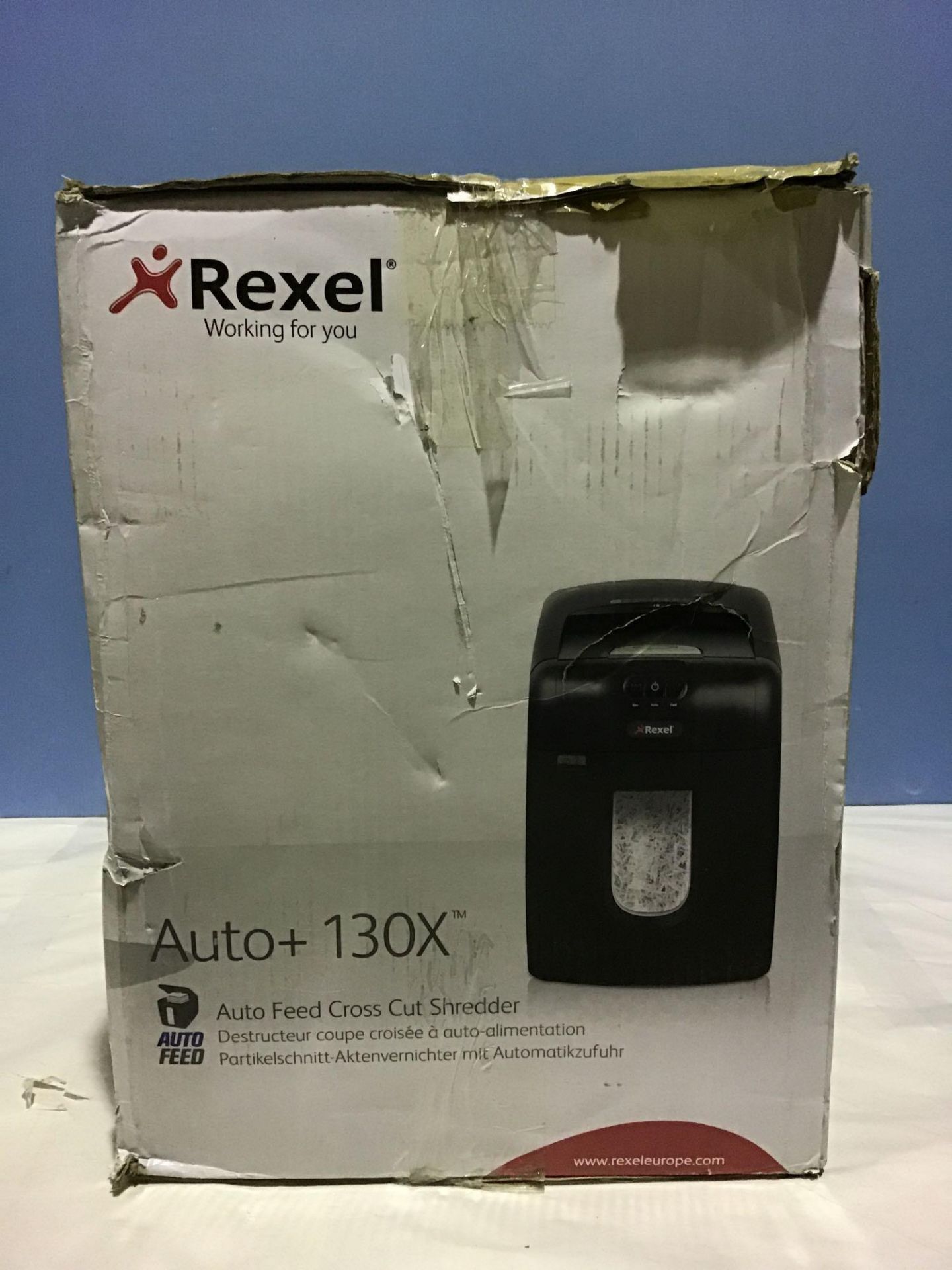 Rexel Auto+ 130X 2102559A Auto Feed 130 Sheet Cross Cut Shredder £198.28 RRP - Image 3 of 6