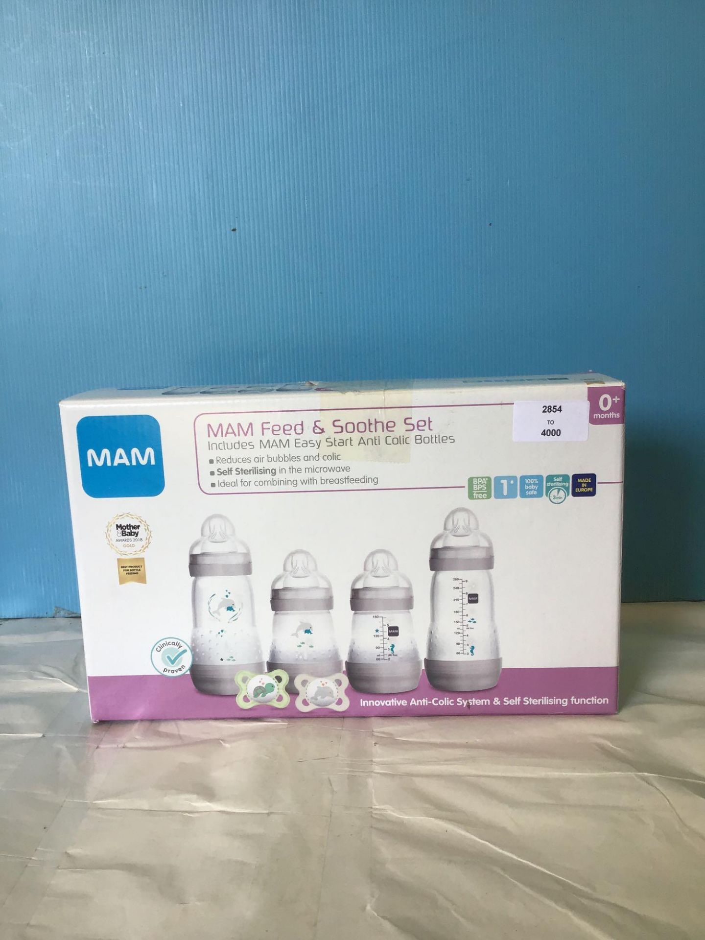 Mam Feed and Soothe Set, Anti-Colic Newborn Bottle Set Complete with Baby Soothers £26.58 RRP - Image 2 of 5