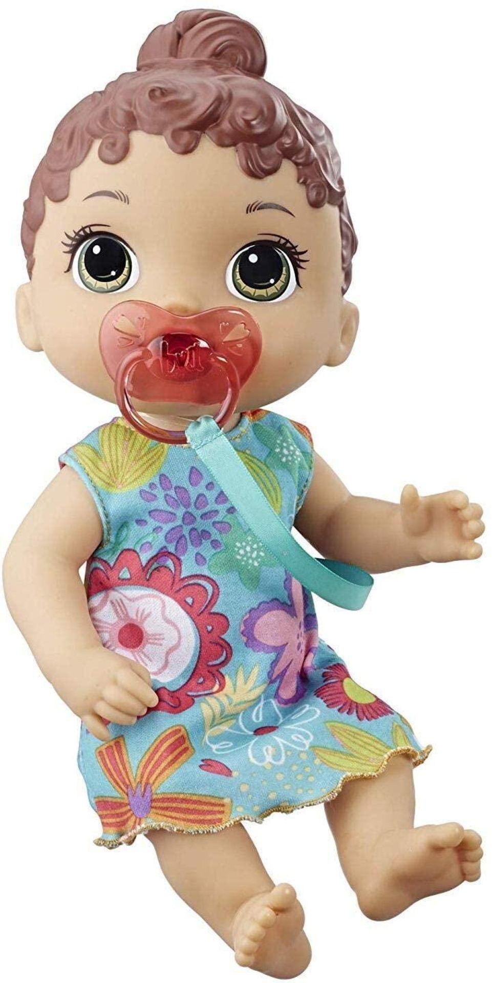 Baby Alive Baby Lil Sounds: Interactive Brown Hair Baby Doll for Girls and Boys Ages 3 and Up