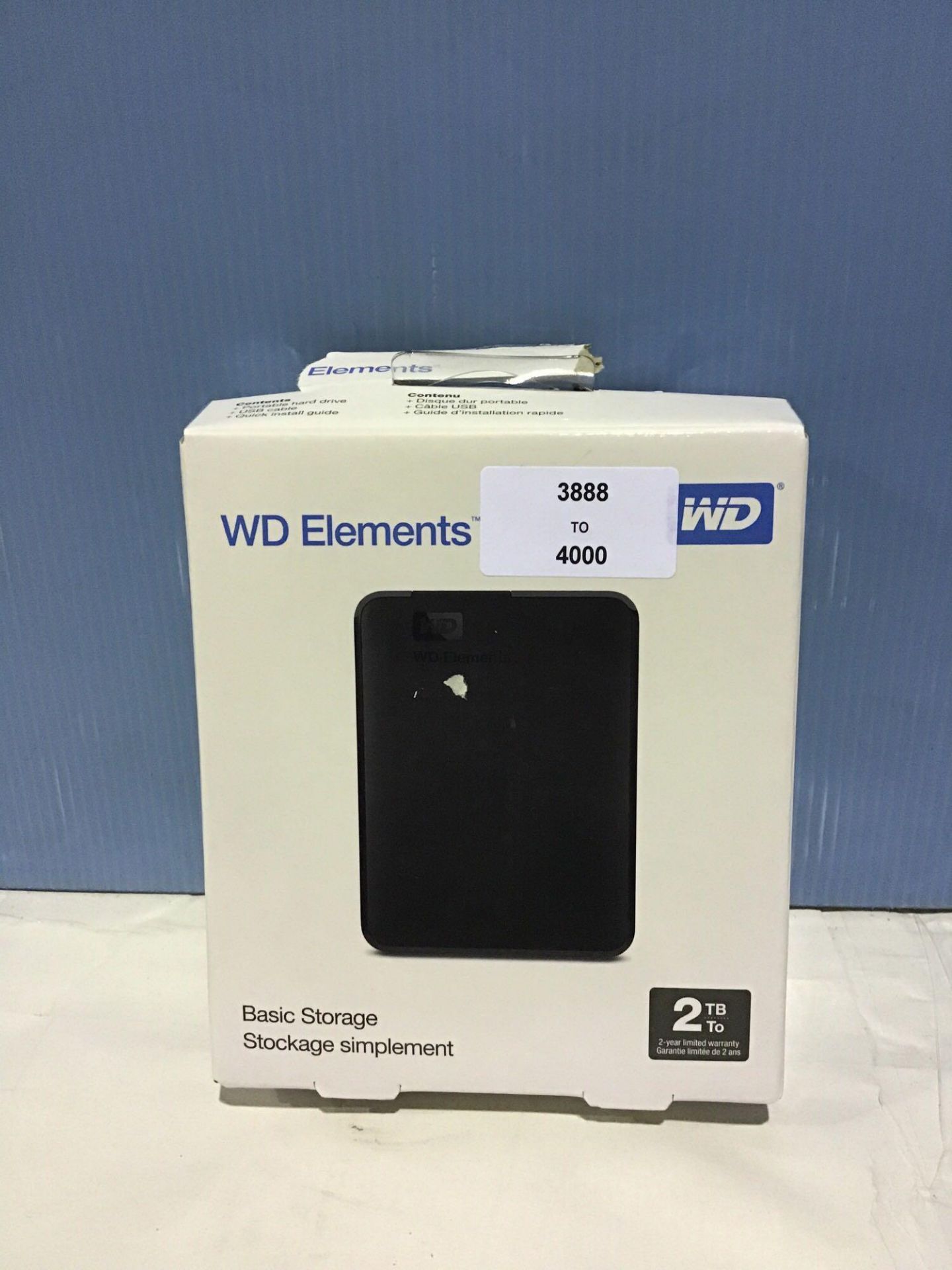 WD 2 TB Elements Portable External Hard Drive - USB 3.0 - £62.49 RRP - Image 2 of 5