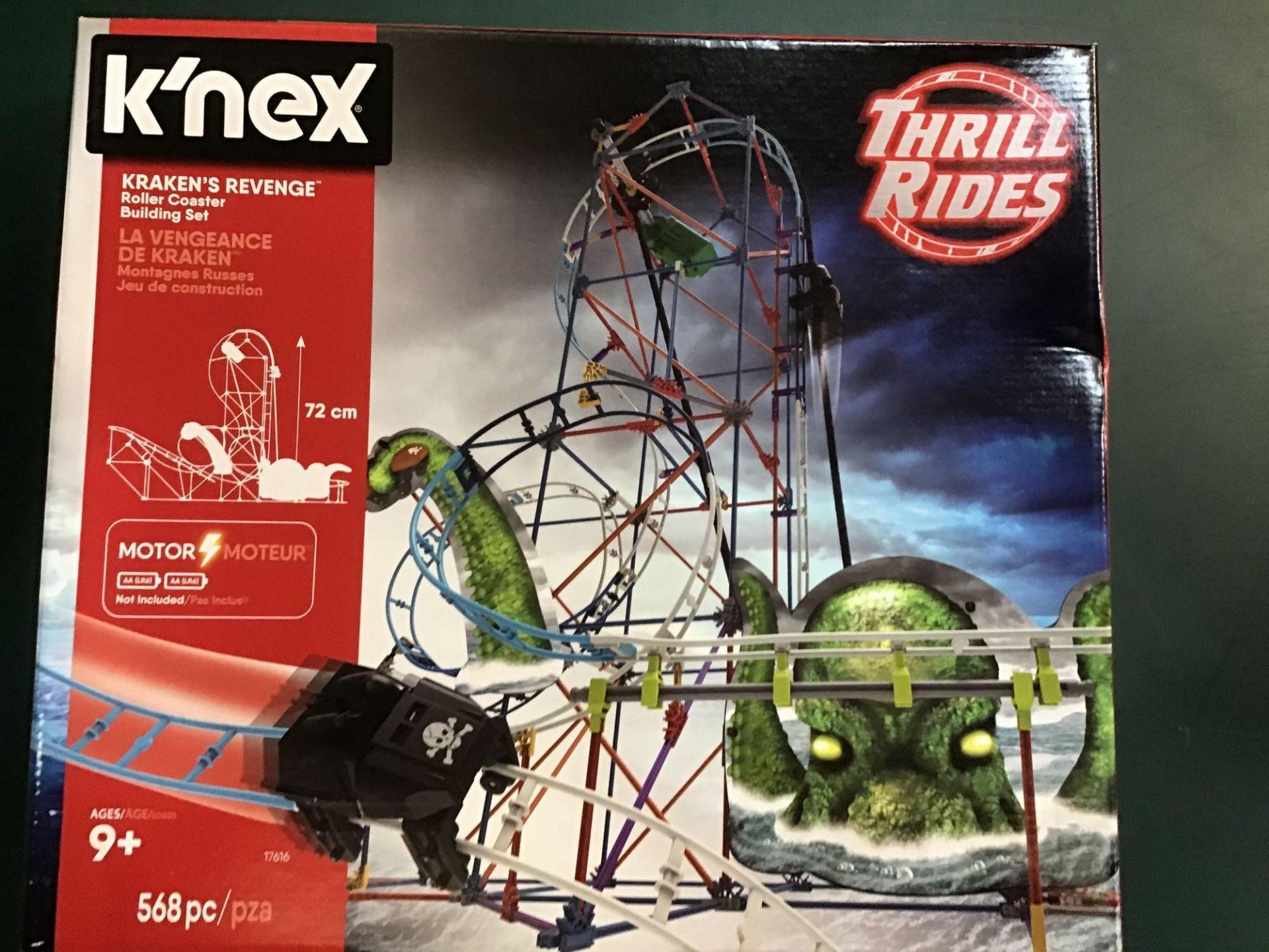 K'NEX Thrill Rides-Kraken's Revenge Roller Coaster Building Set-Ages 9+ - £39.68 RRP - Image 2 of 4