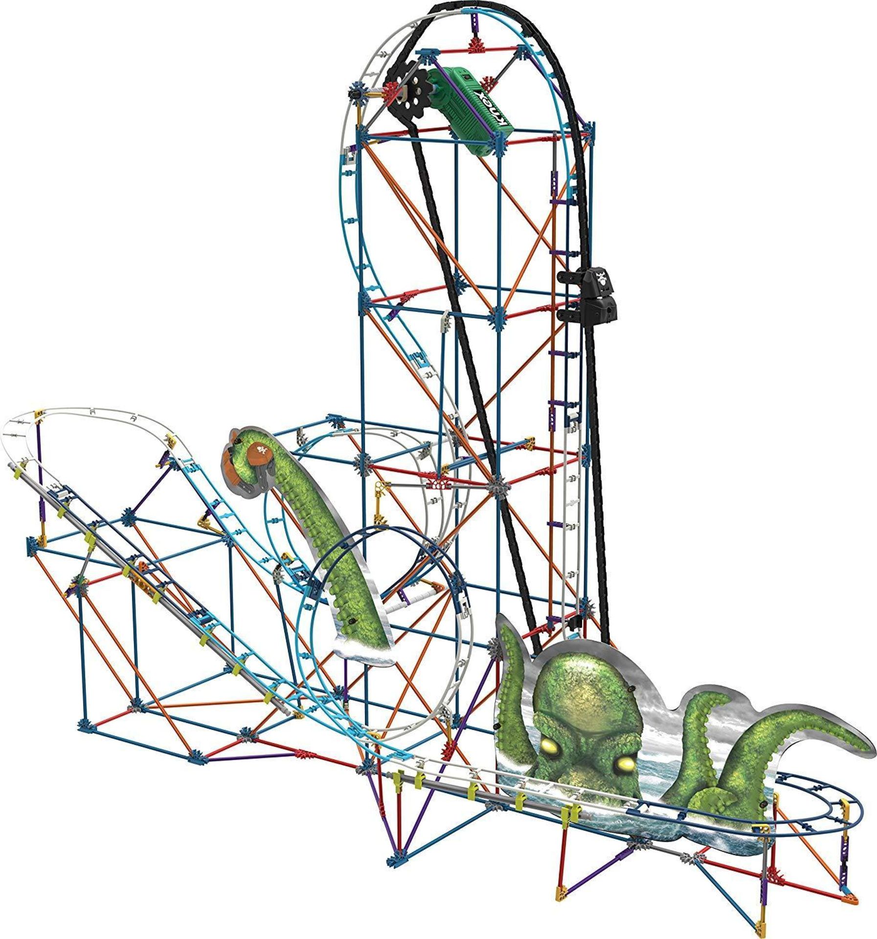 K'NEX Thrill Rides-Kraken's Revenge Roller Coaster Building Set-Ages 9+ - £39.68 RRP