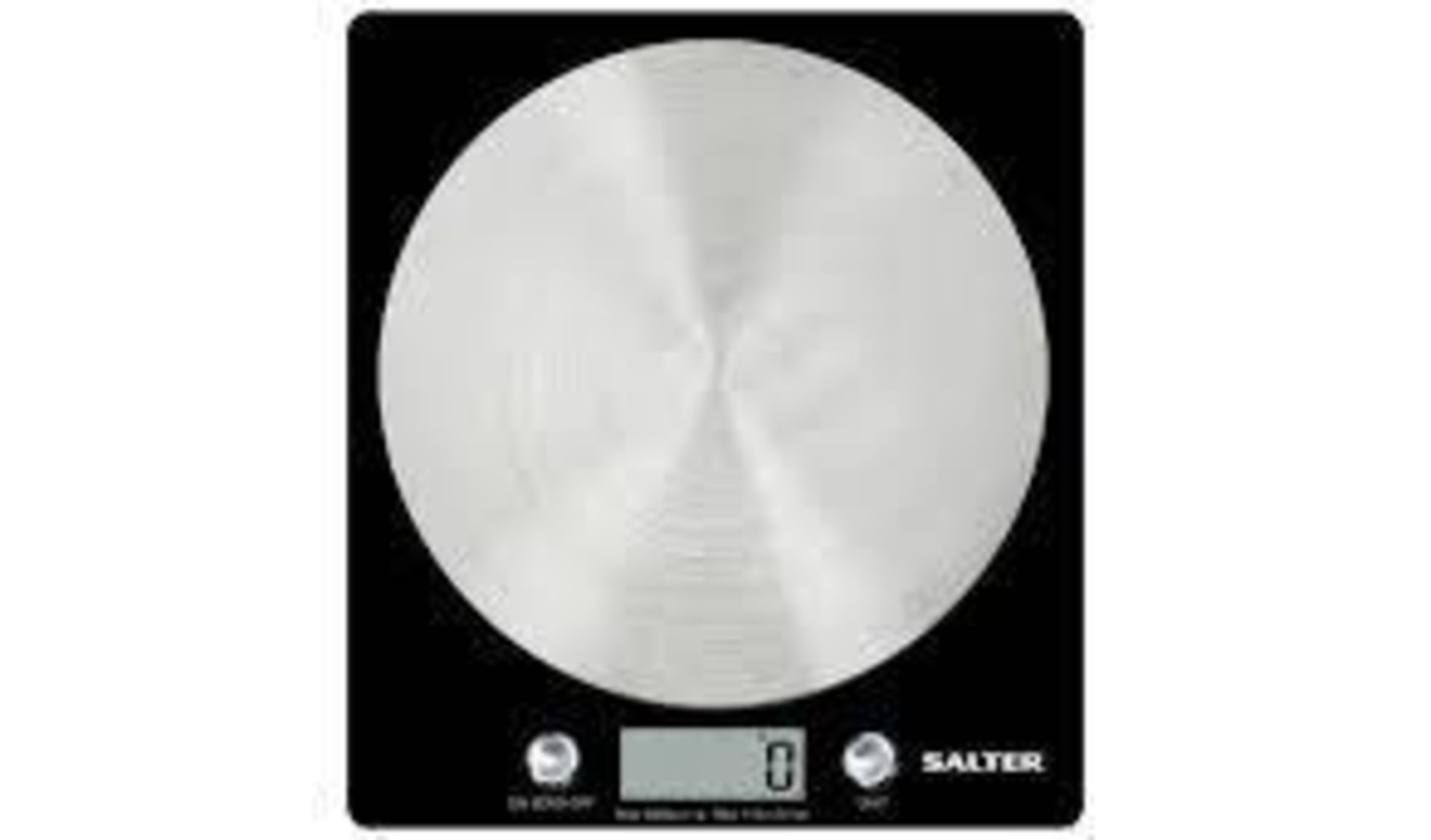 Salter Electronic Scale with Steel Platform - Black 845/8135 - £15.00 RRP