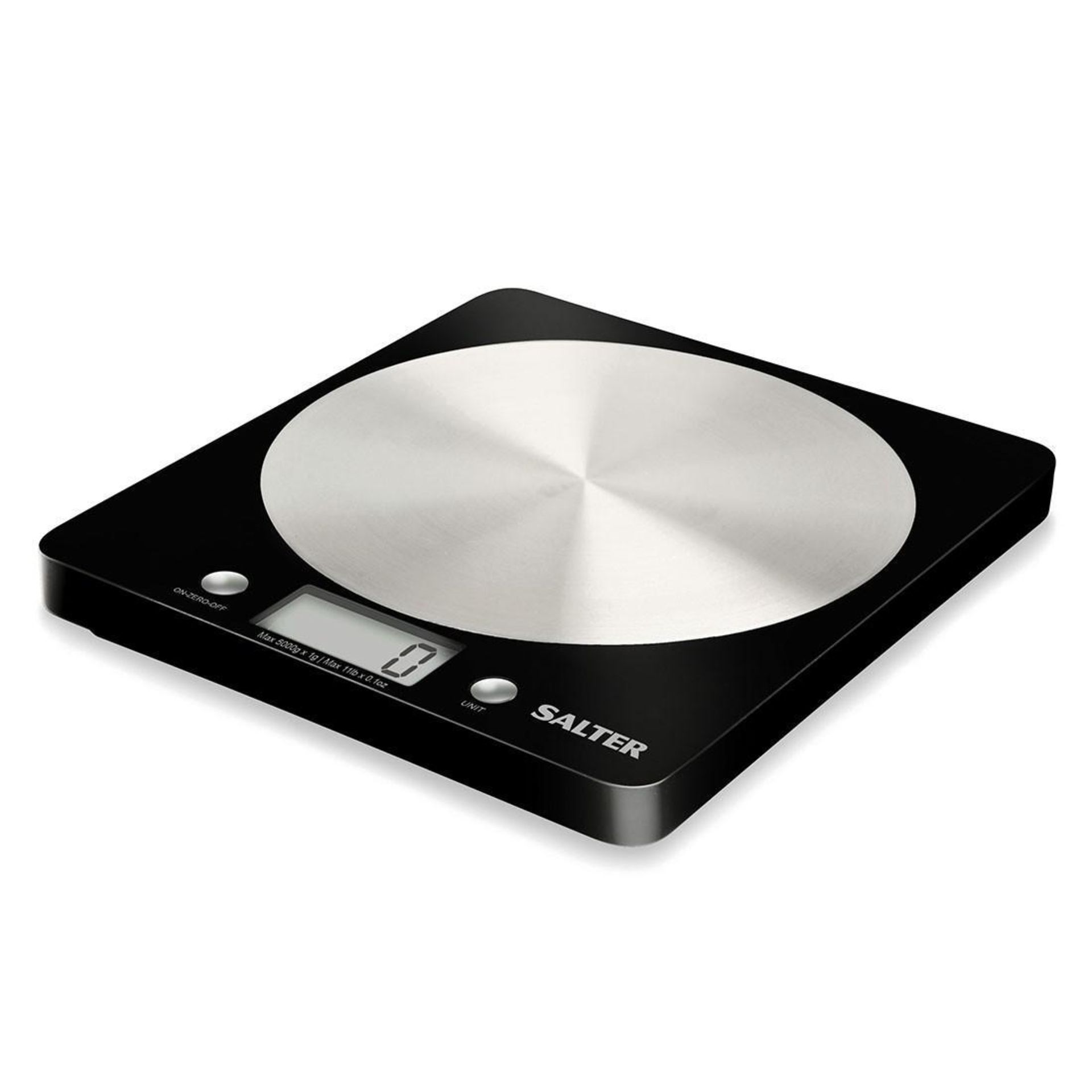 Salter Disc Electronic Digital Kitchen Scales - Black £13.29 RRP