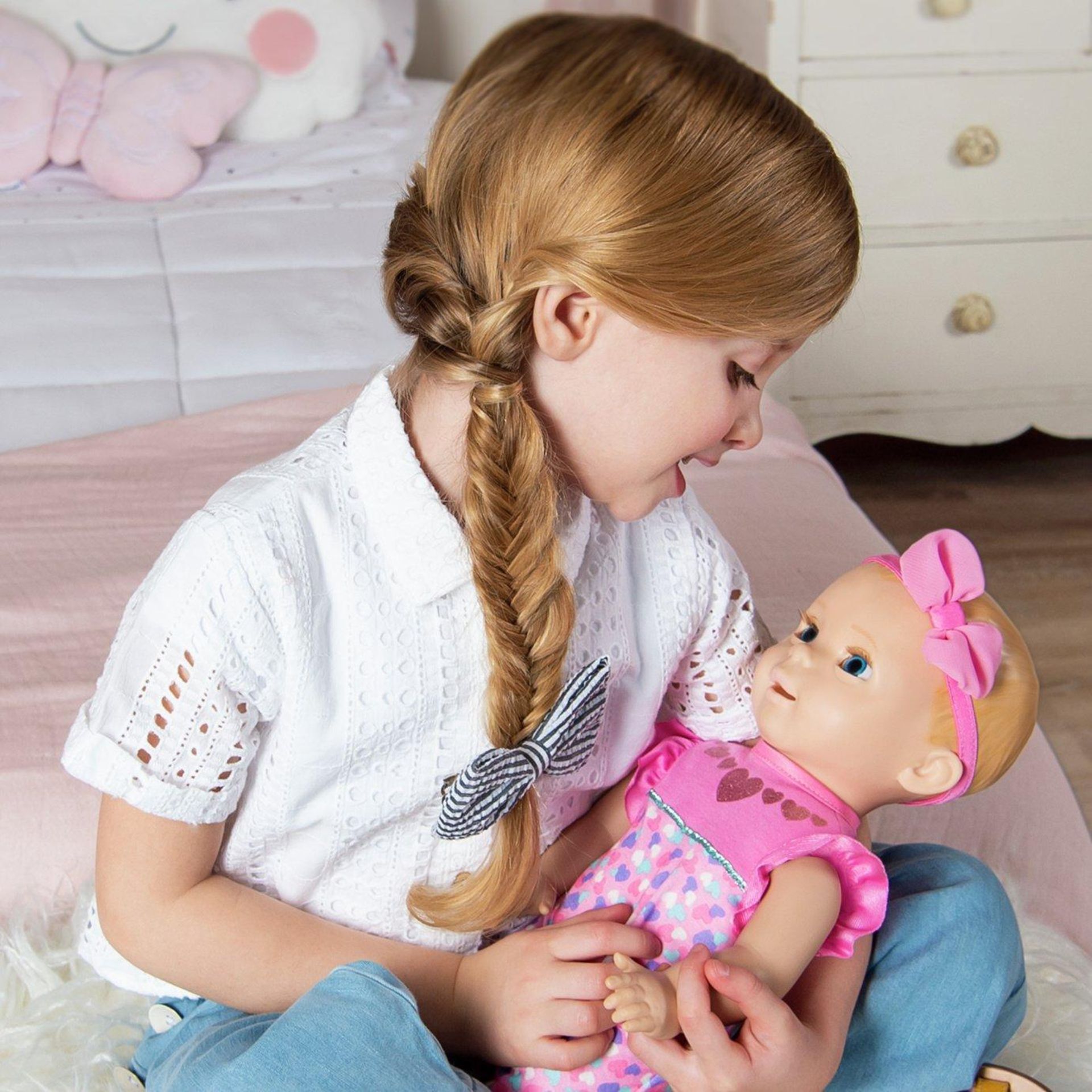 Luvabella Newborn Blonde Interactive Baby Doll, £60.00 RRP