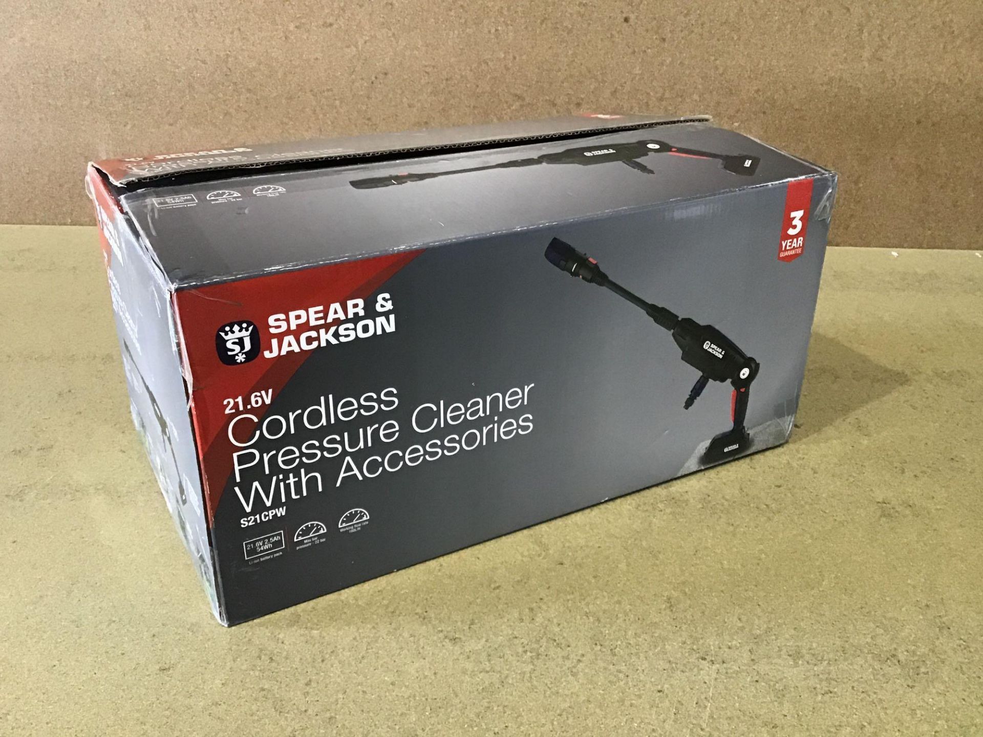 Spear and Jackson Cordless Pressure Cleaner - 24V - £100.00 RRP - Image 2 of 3