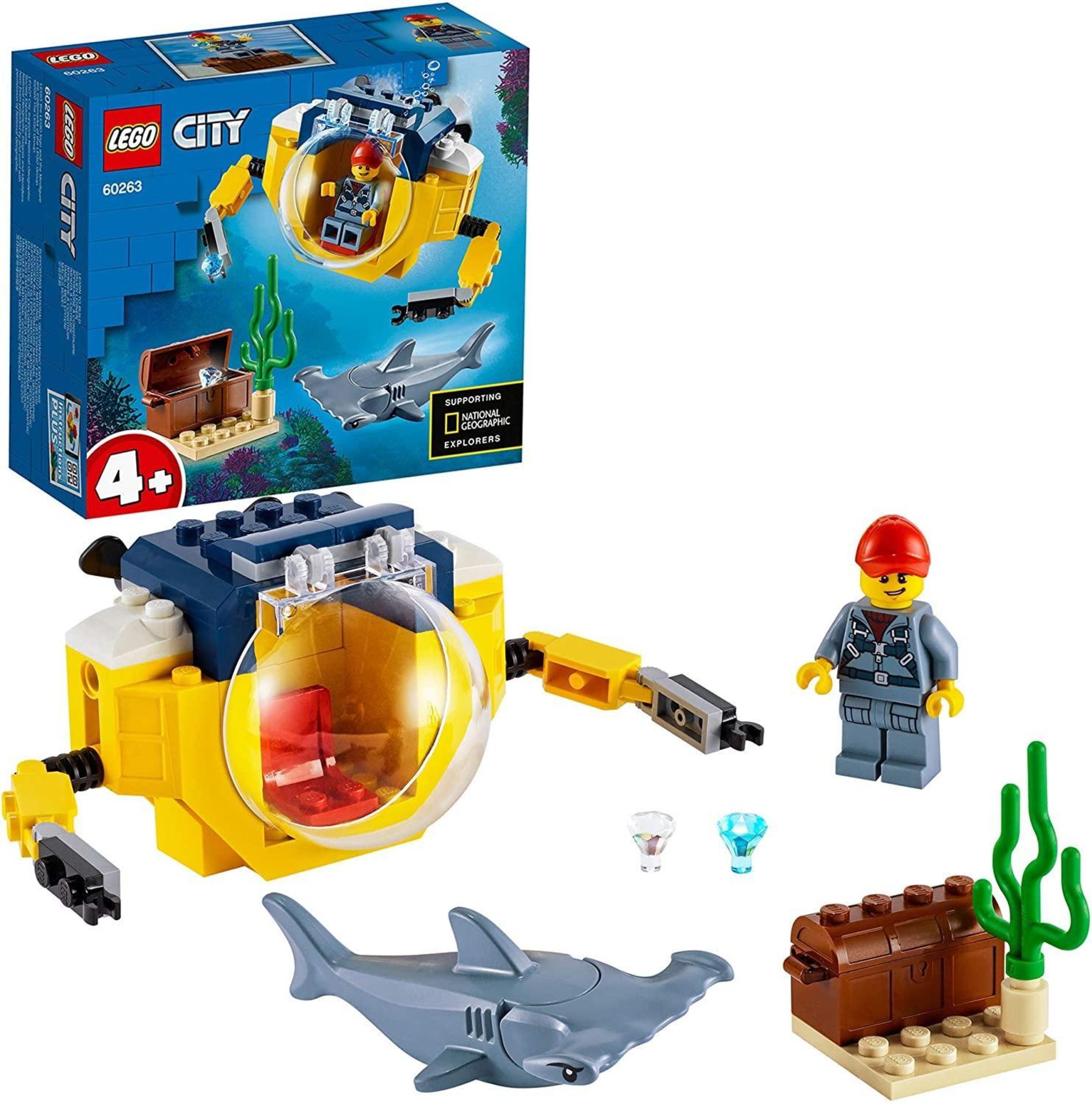 LEGO City Ocean Mini-Submarine Deep Sea Set - 60263, £10.00 RRP