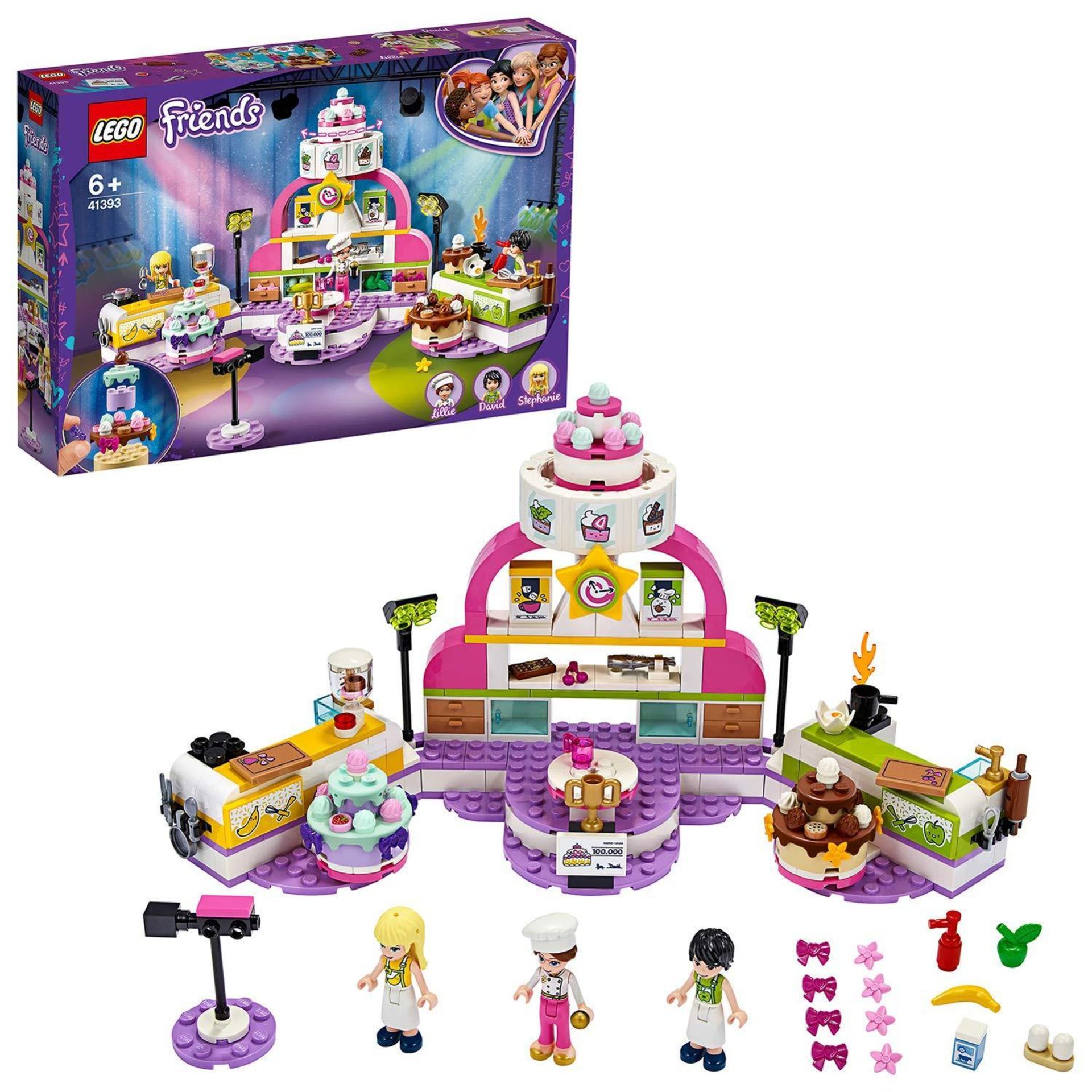 LEGO Friends Baking Competition Set with Toy Cakes - 41393, £35.00 RRP