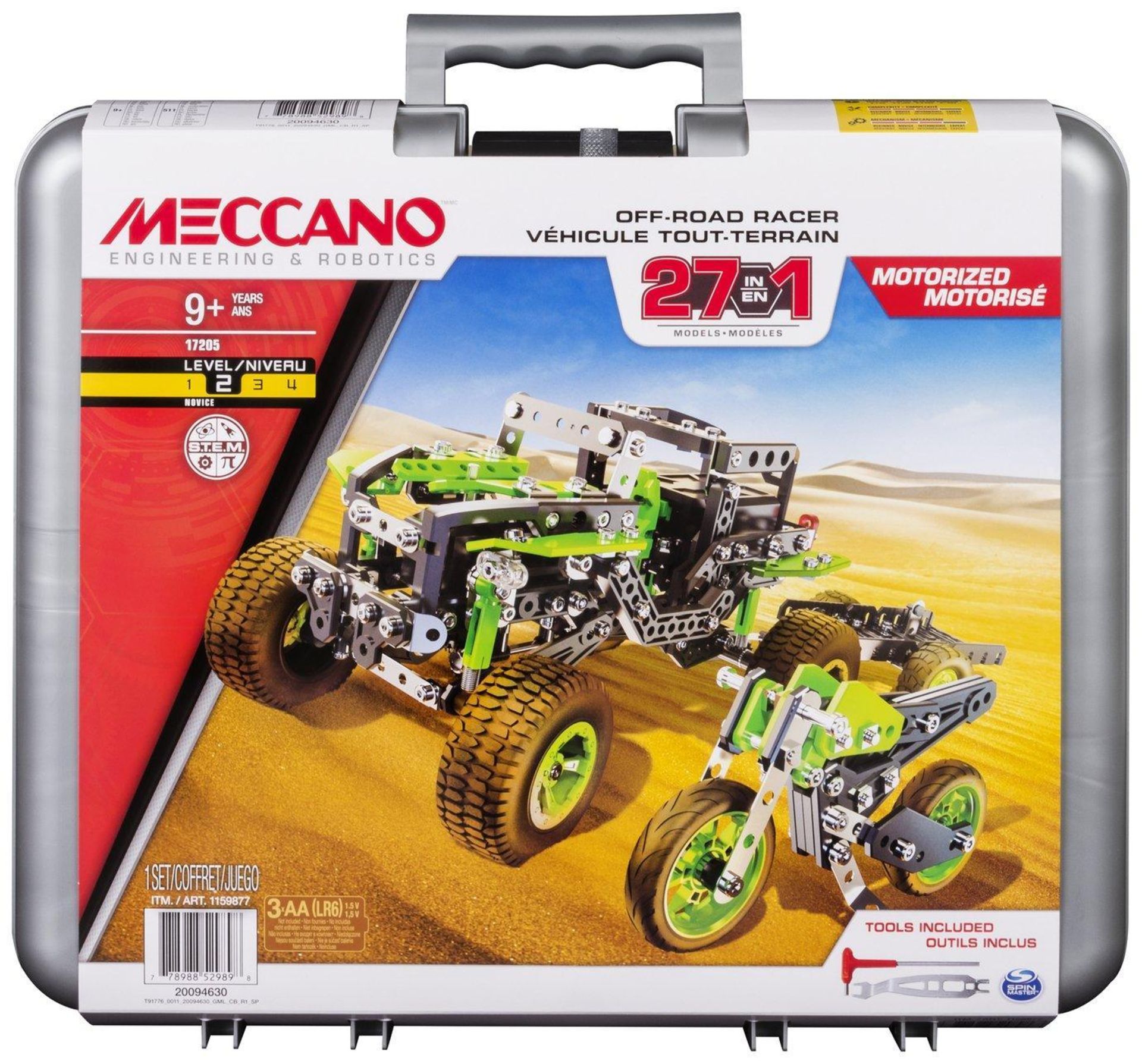 Meccano 27-in-1 Off Road Racers, £60.00 RRP