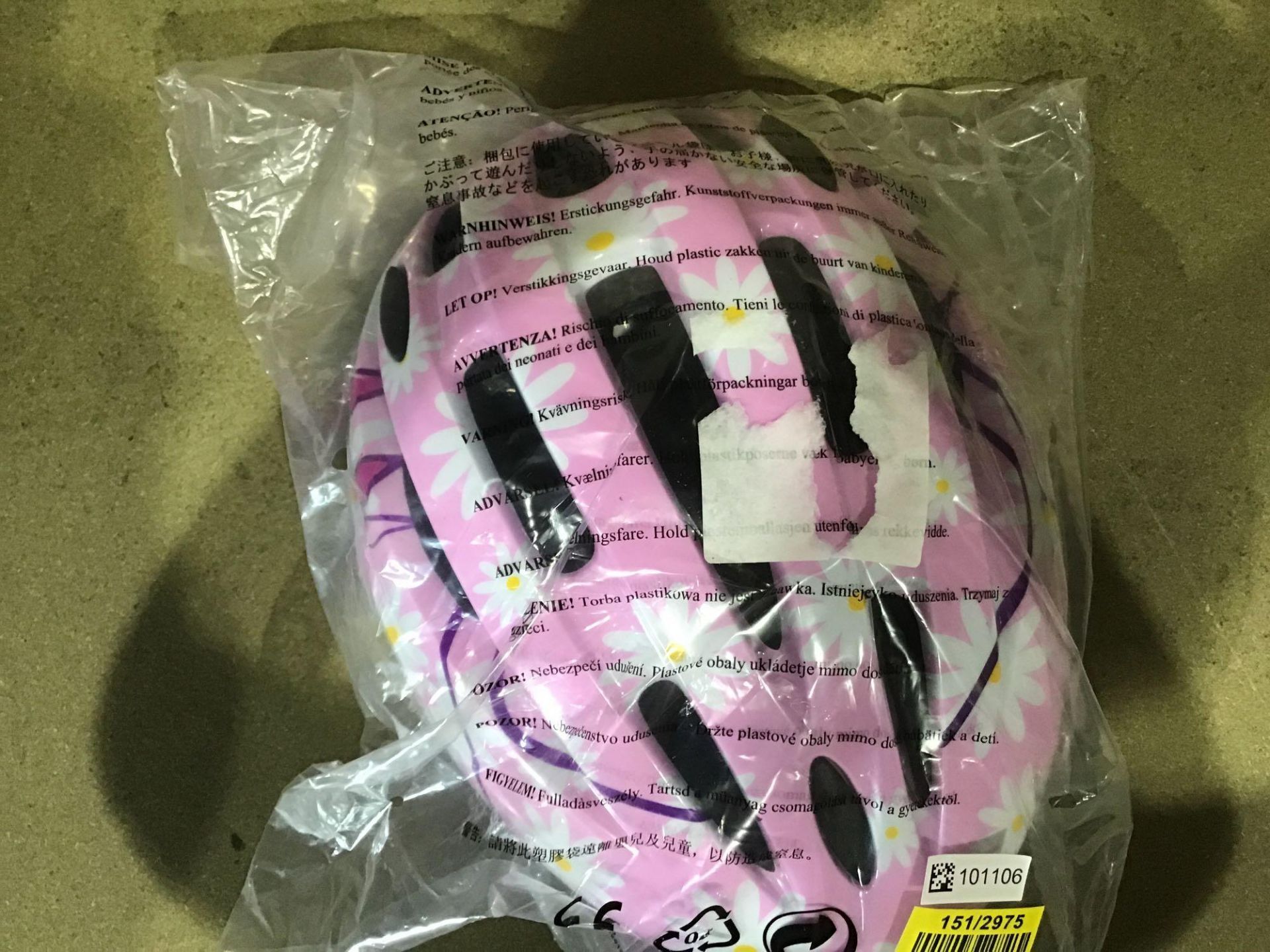 Challenge Bike Helmet Pink/White - Image 2 of 4